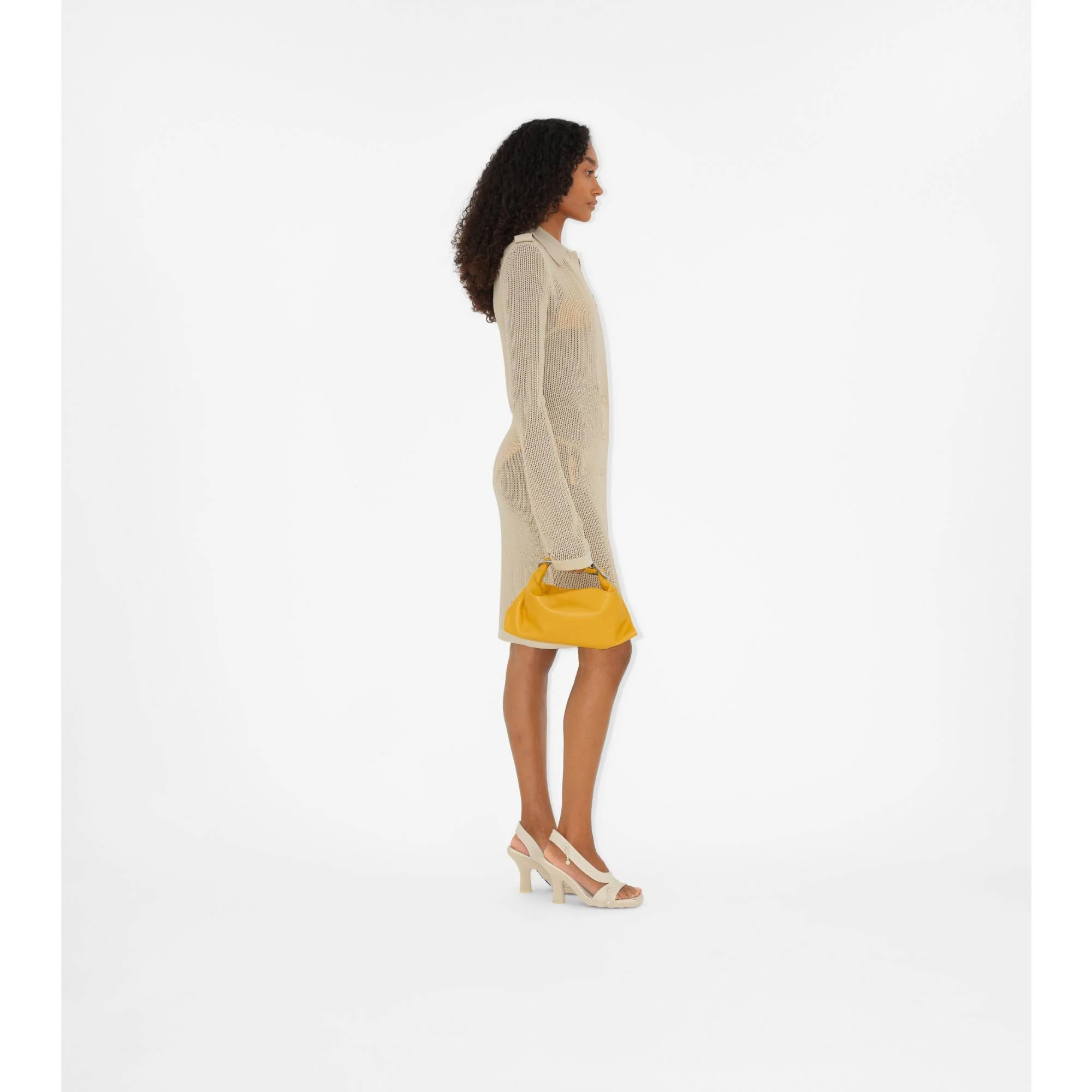Cotton Mesh Dress - Soap - Image 3