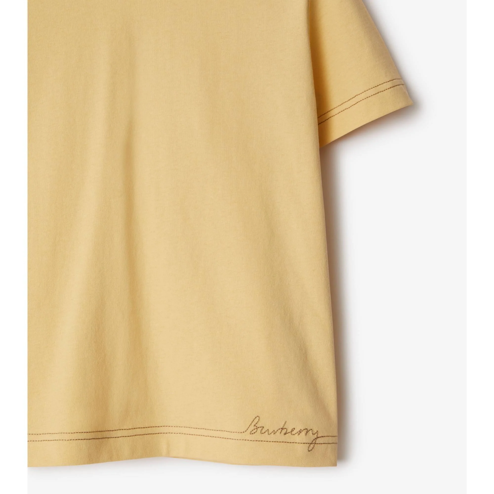 Boxy Cotton T-shirt - Daffodil - Image 6