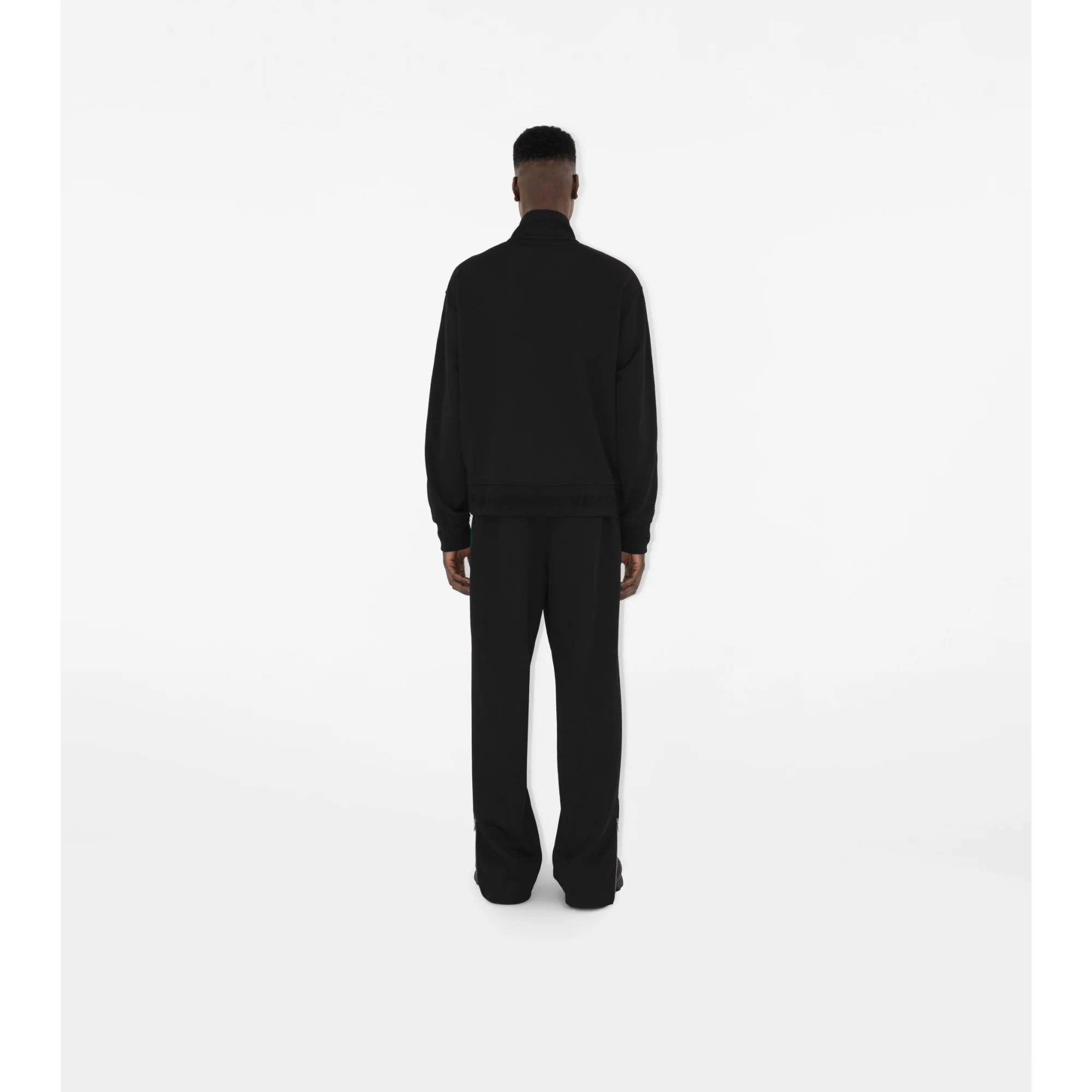 Striped Jersey Track Pants - Black - Image 4