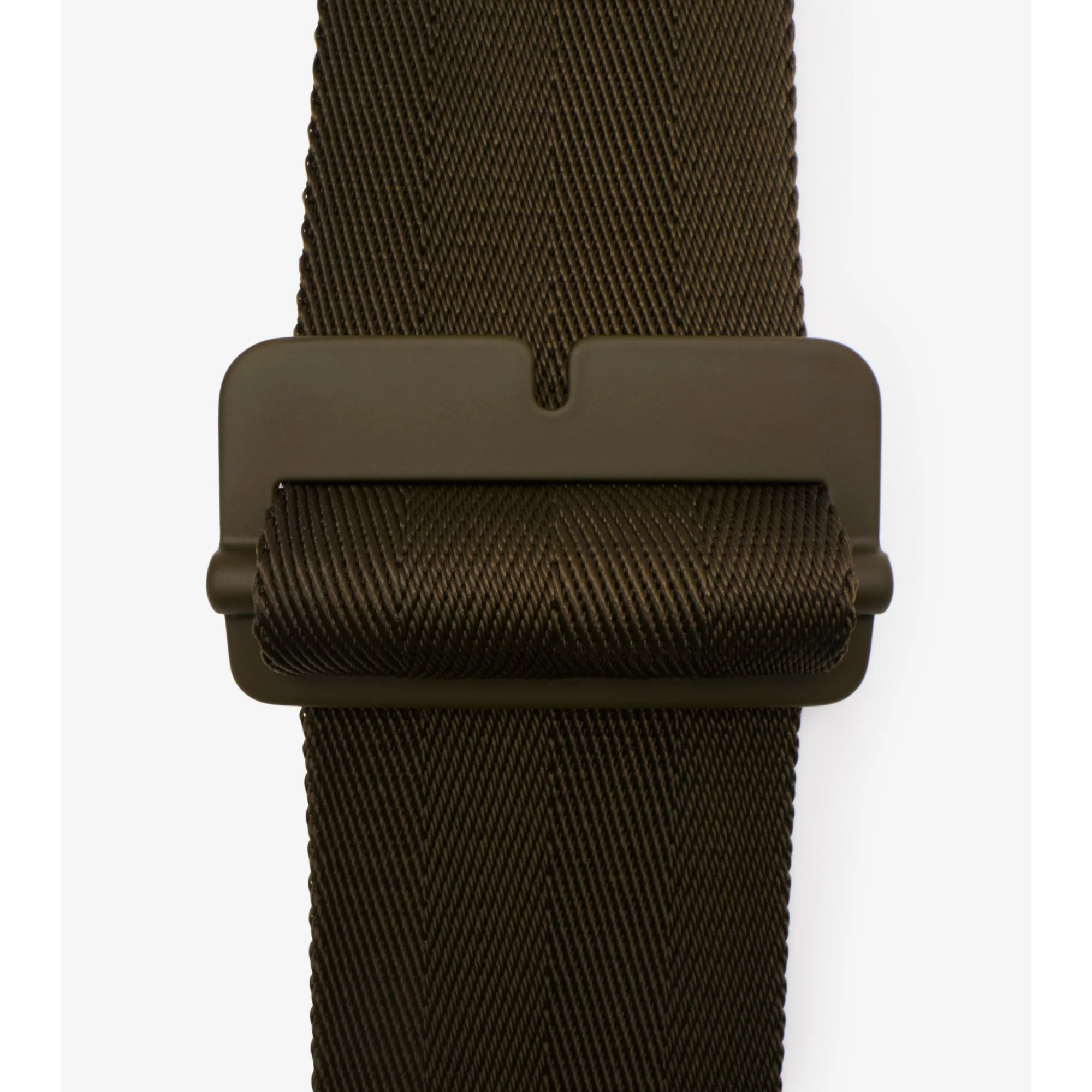 Check Jacquard Pocket Crossbody Bag - Military - Image 6