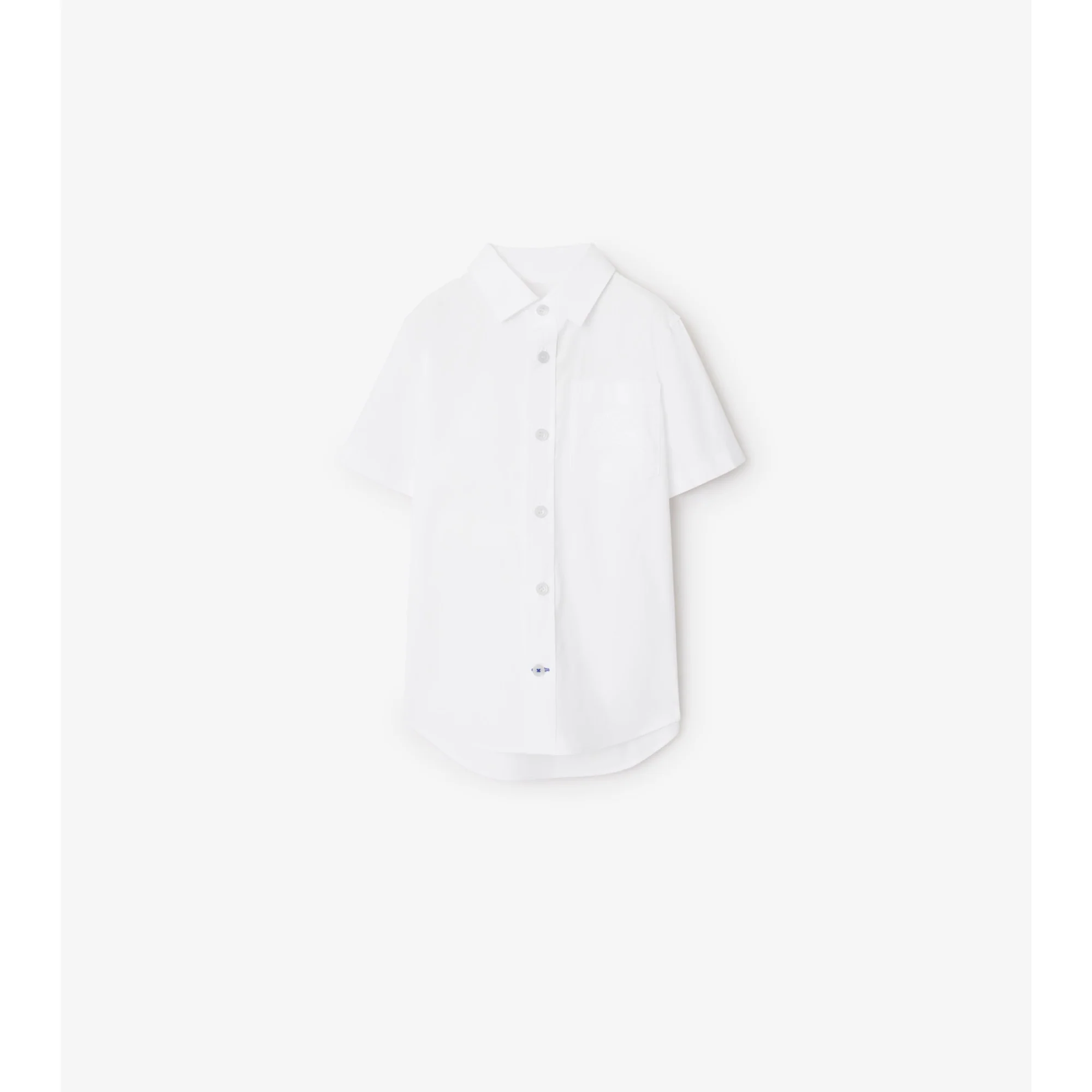 Stretch Cotton Shirt - White