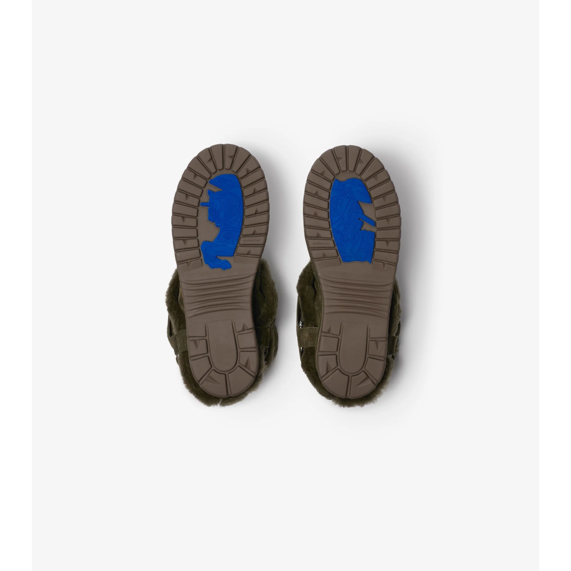 Suede and Shearling Chubby Boots - Loch - Image 6