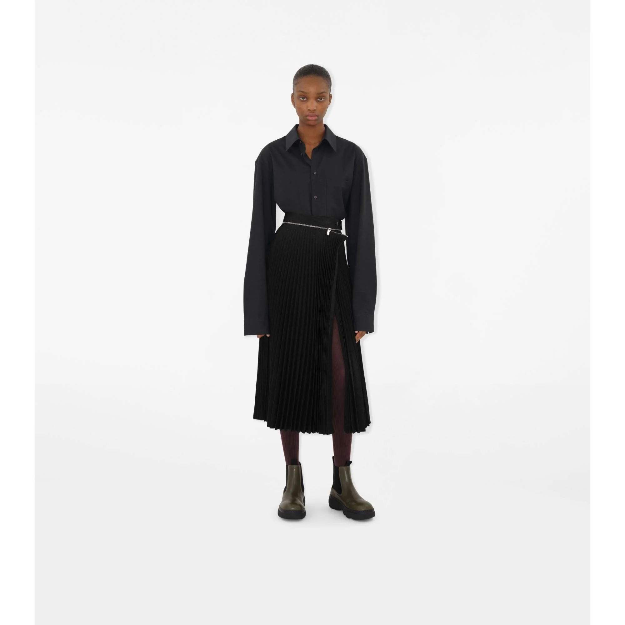 Leather Creeper Low Chelsea Boots - Loch - Image 2