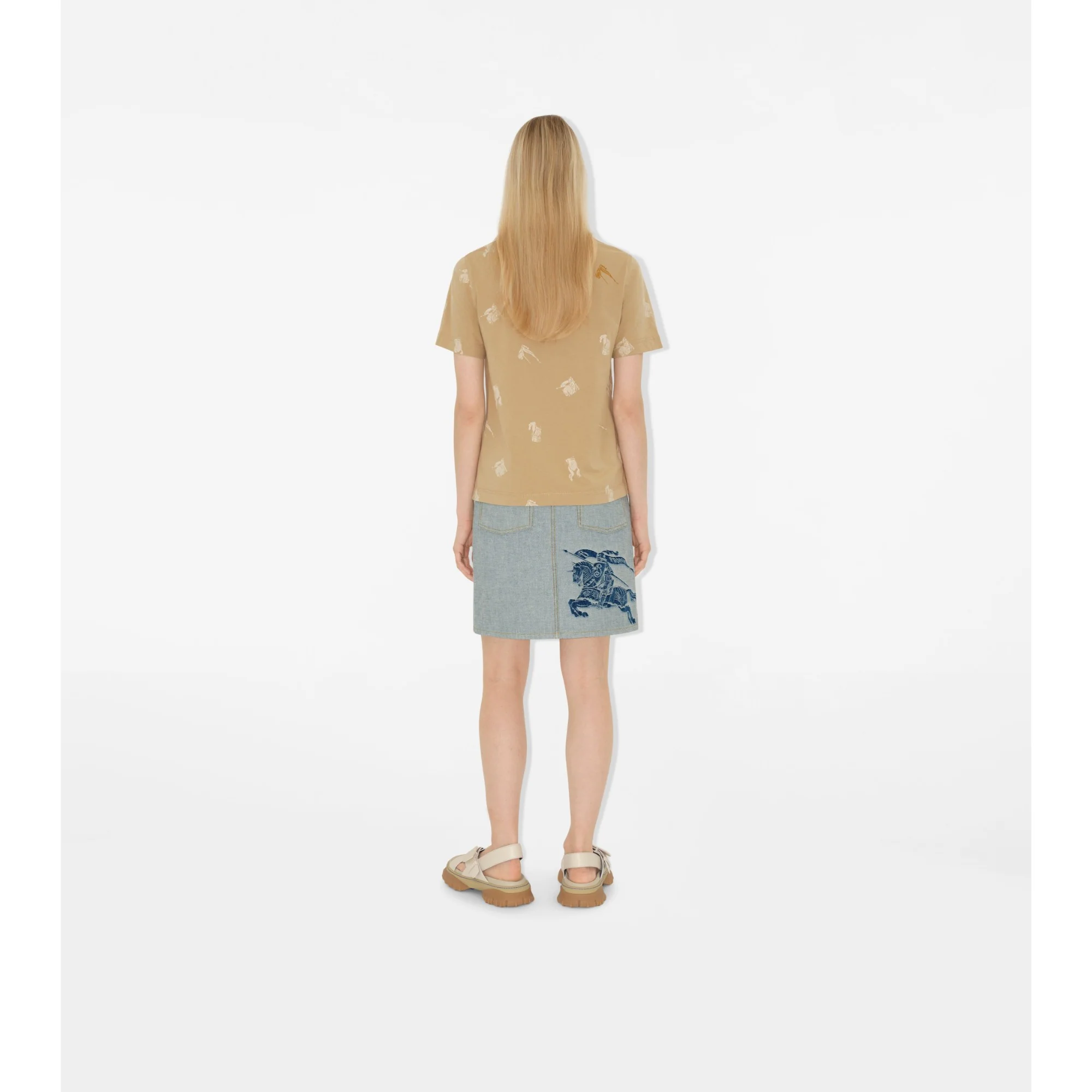 EKD Cotton T-shirt - Flax - Image 4