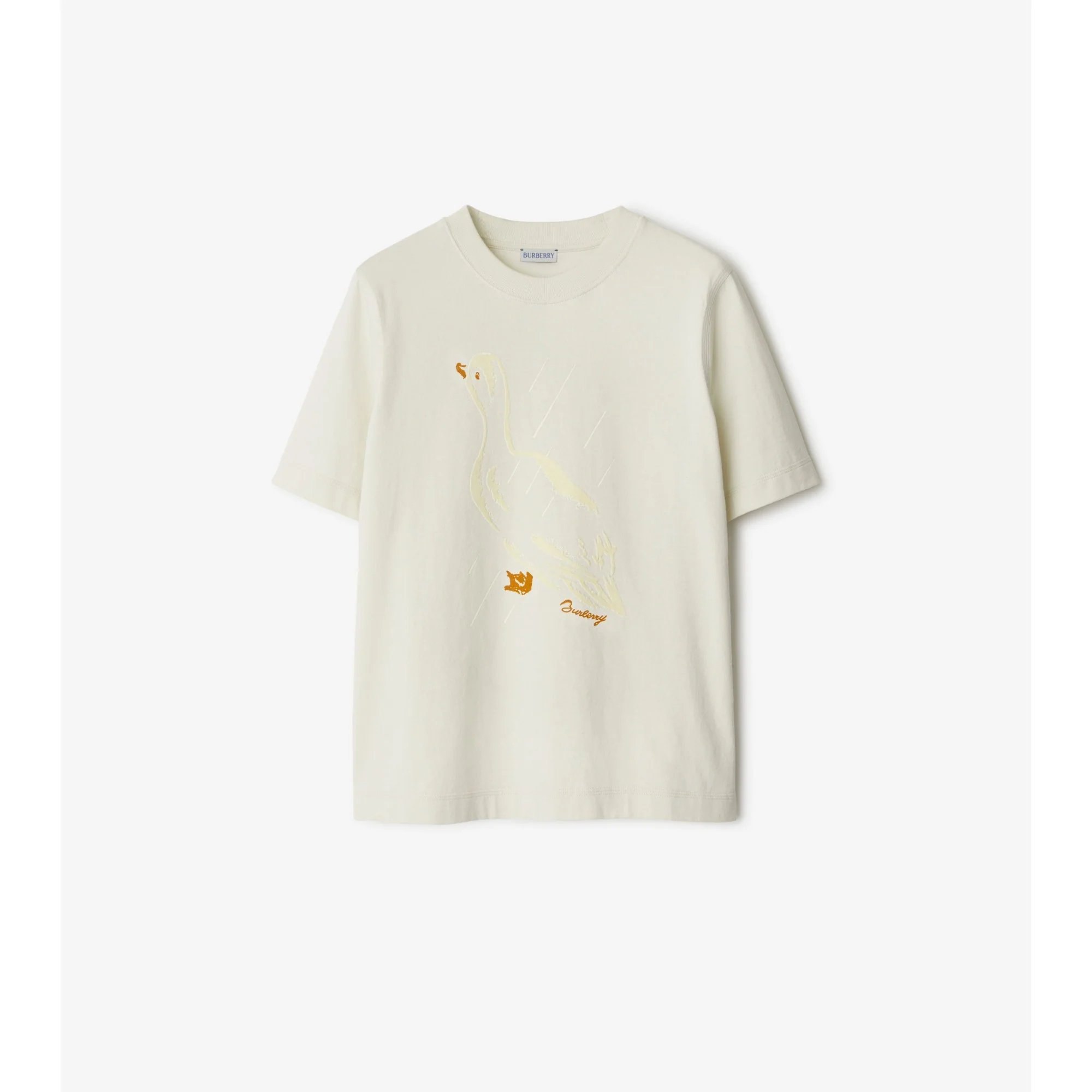 Duck Cotton T-shirt - Chalk