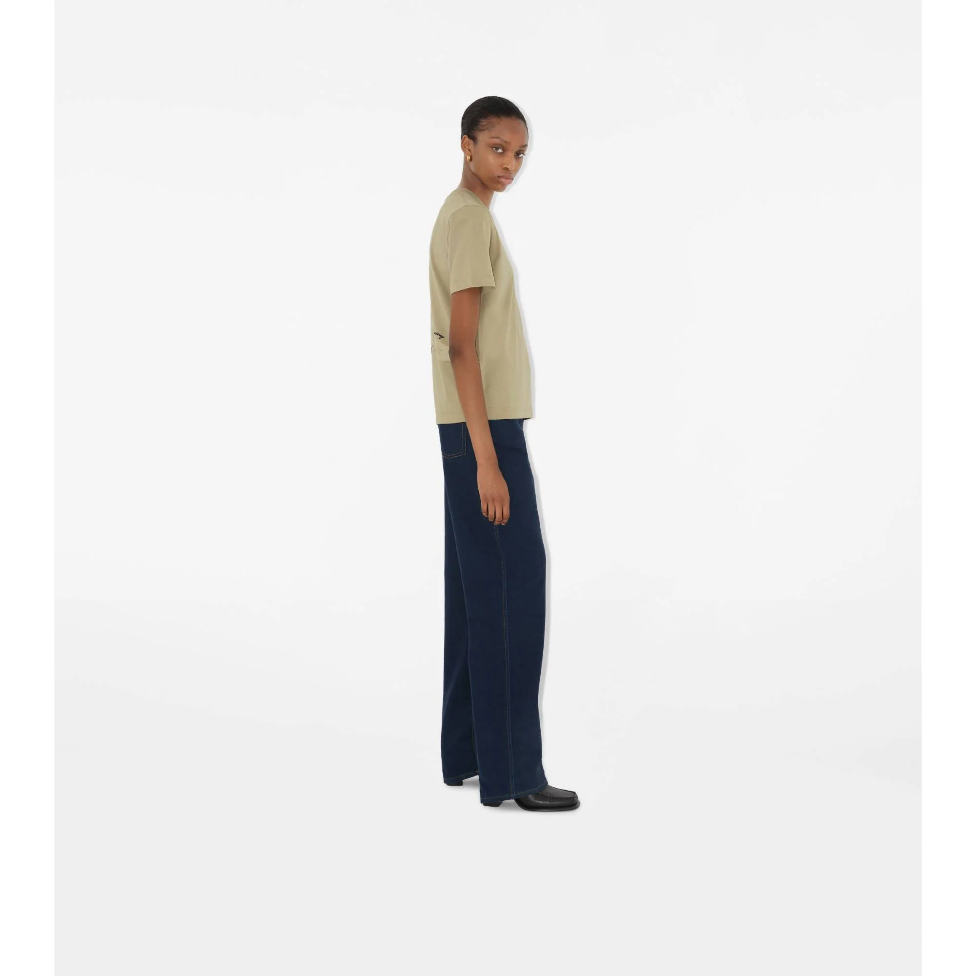 Fox Cotton T-shirt - Hunter - Image 3