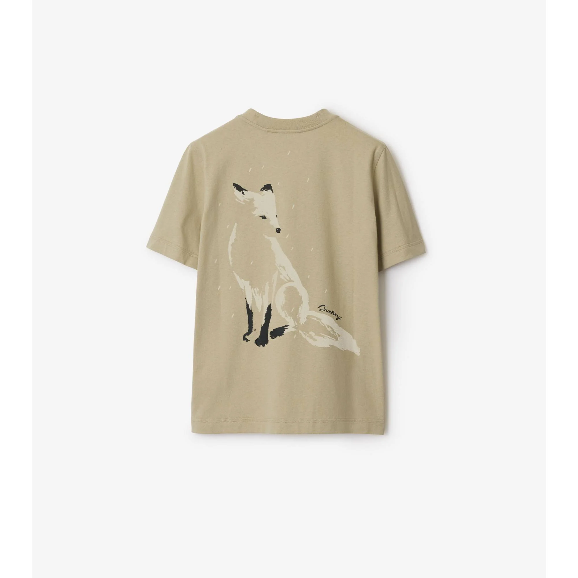 Fox Cotton T-shirt - Hunter - Image 5