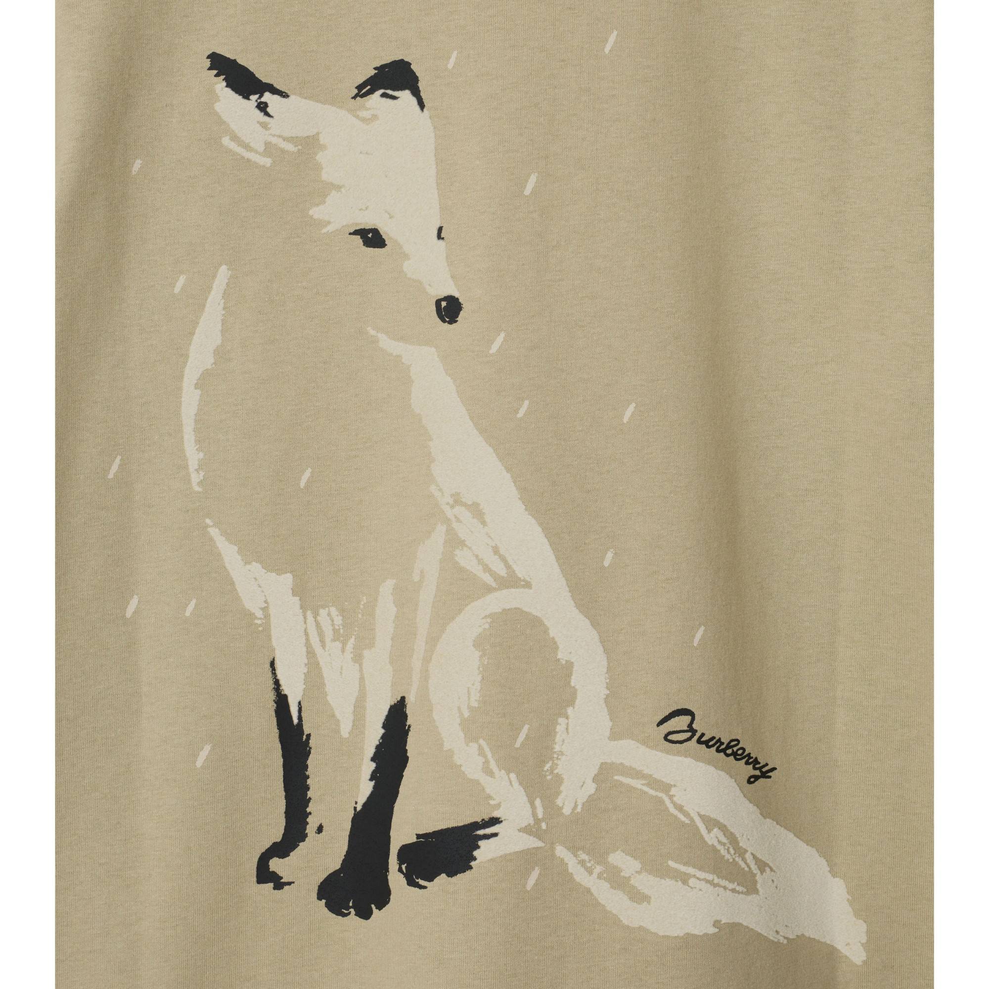 Fox Cotton T-shirt - Hunter - Image 6