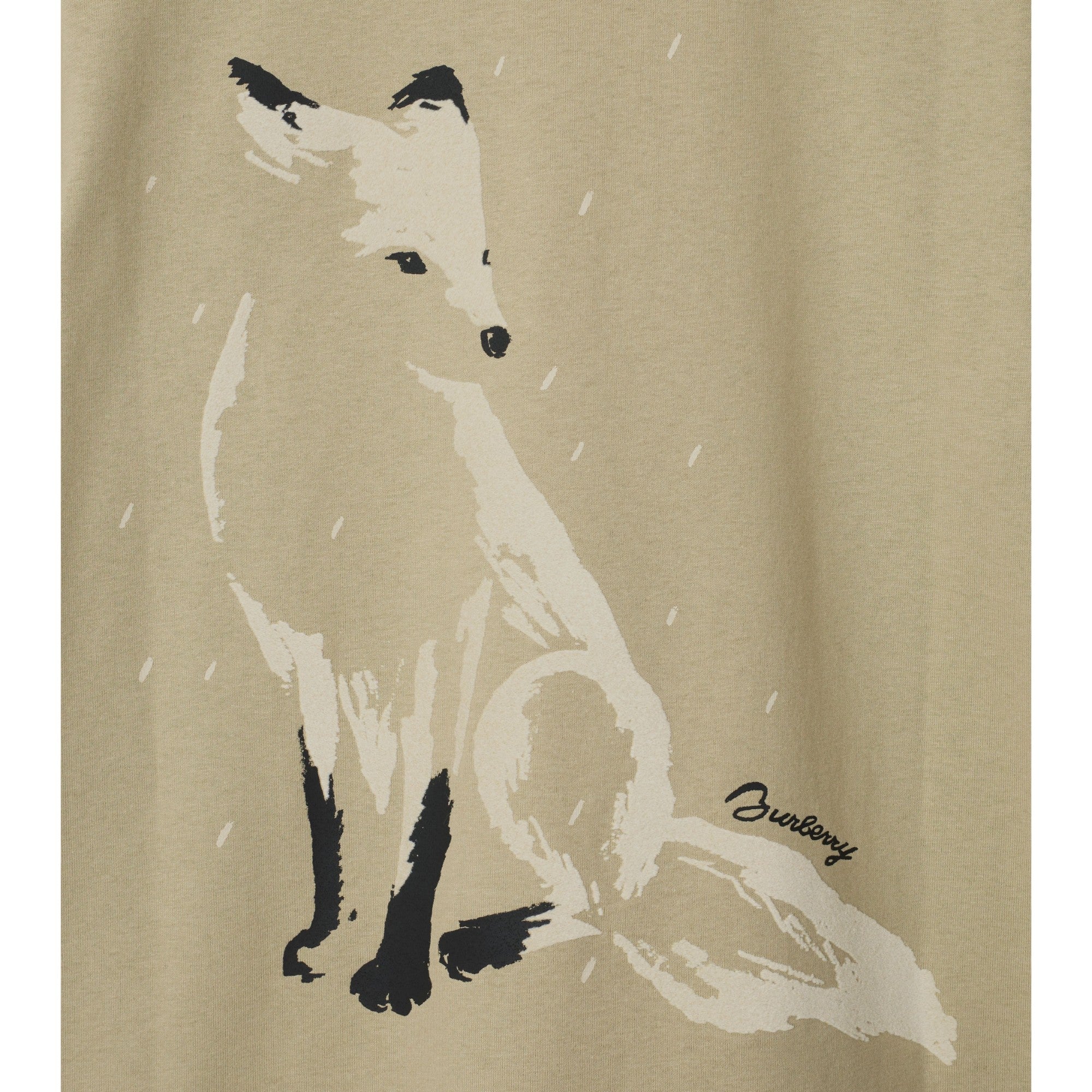 Fox Cotton T-shirt - Hunter - Image 6
