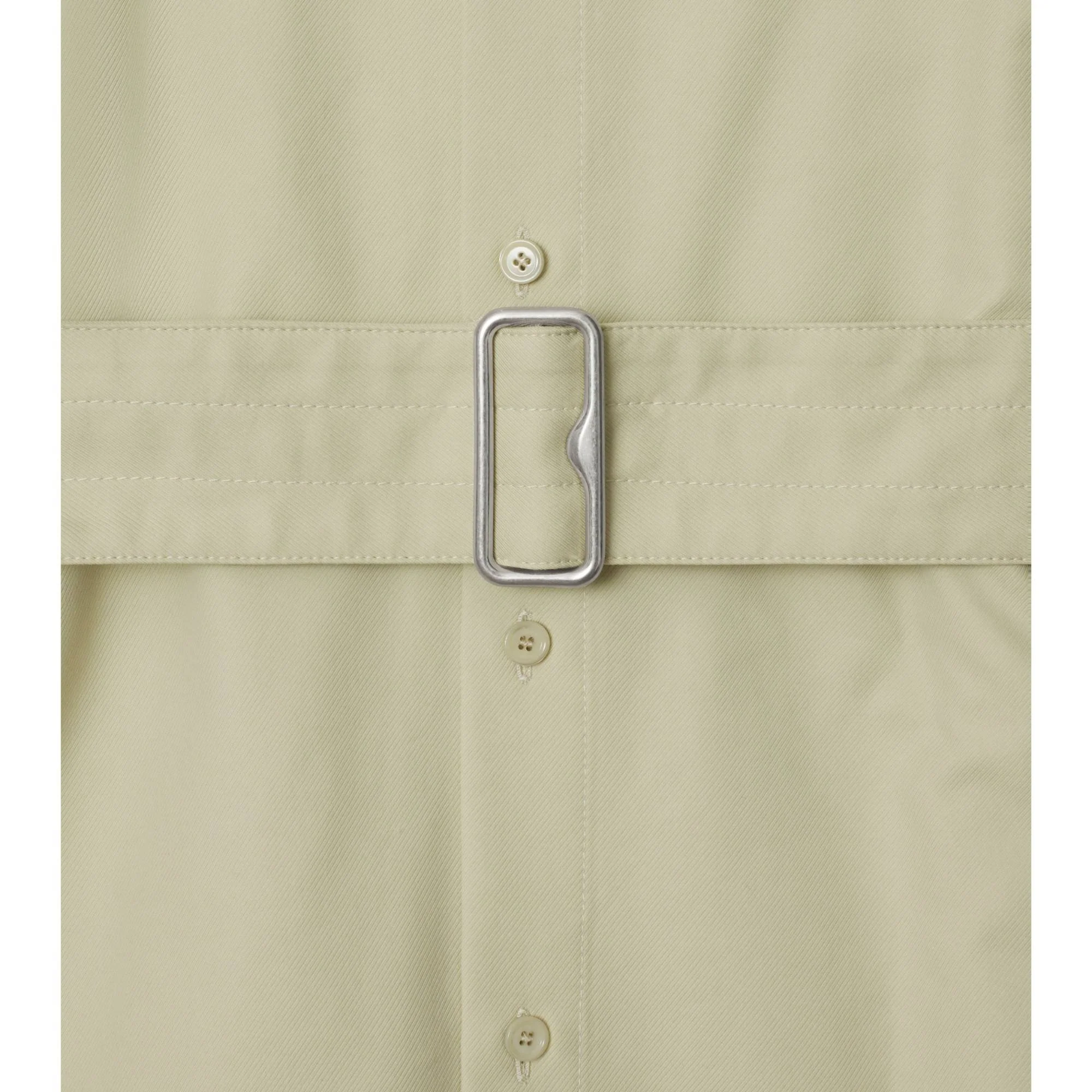 Cotton Blend Shirt Dress - Plaster - Image 4