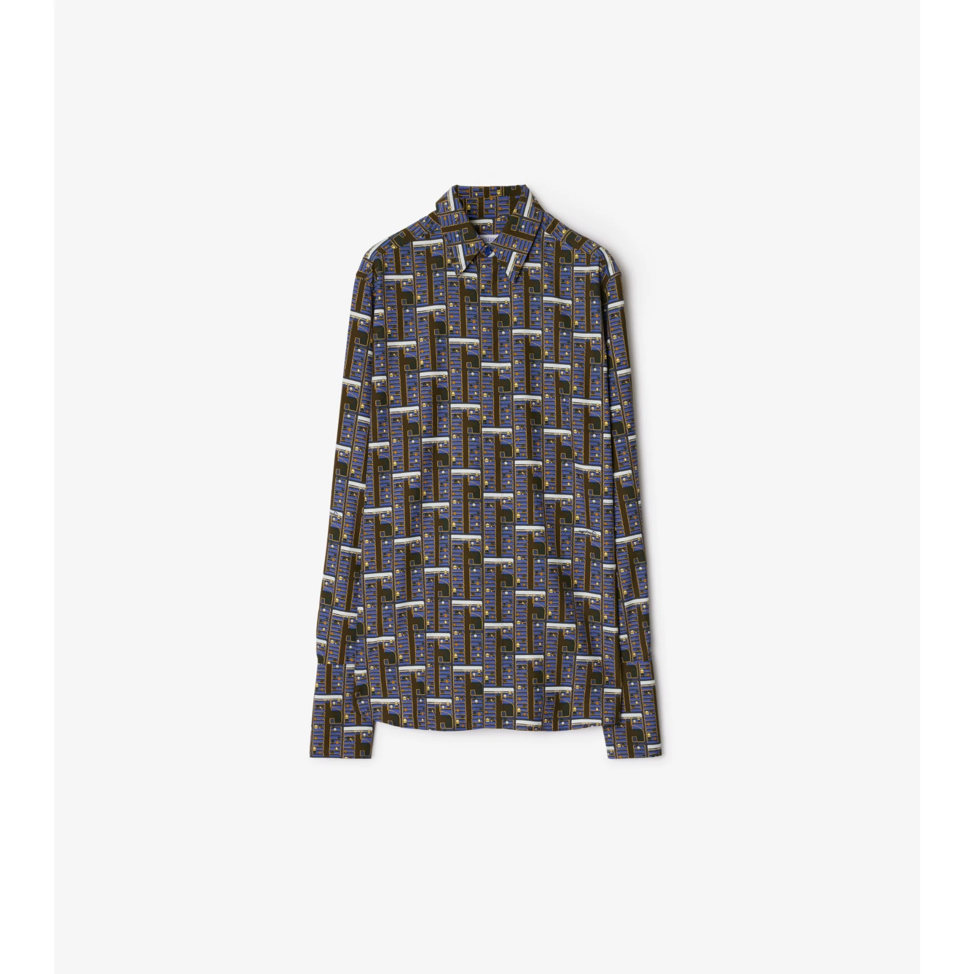 Bus Silk Shirt - Knight IP Pattern