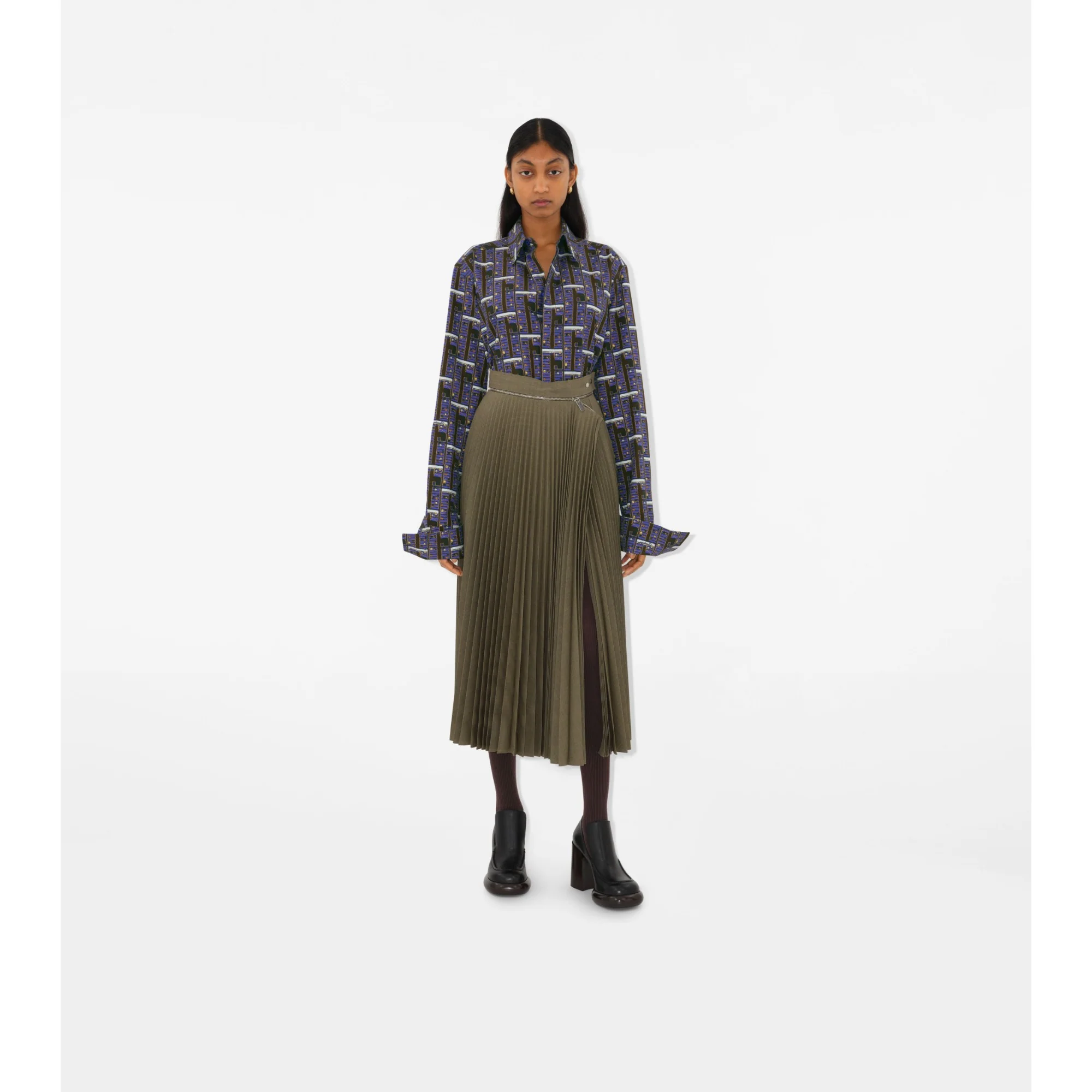 Bus Silk Shirt - Knight IP Pattern - Image 2