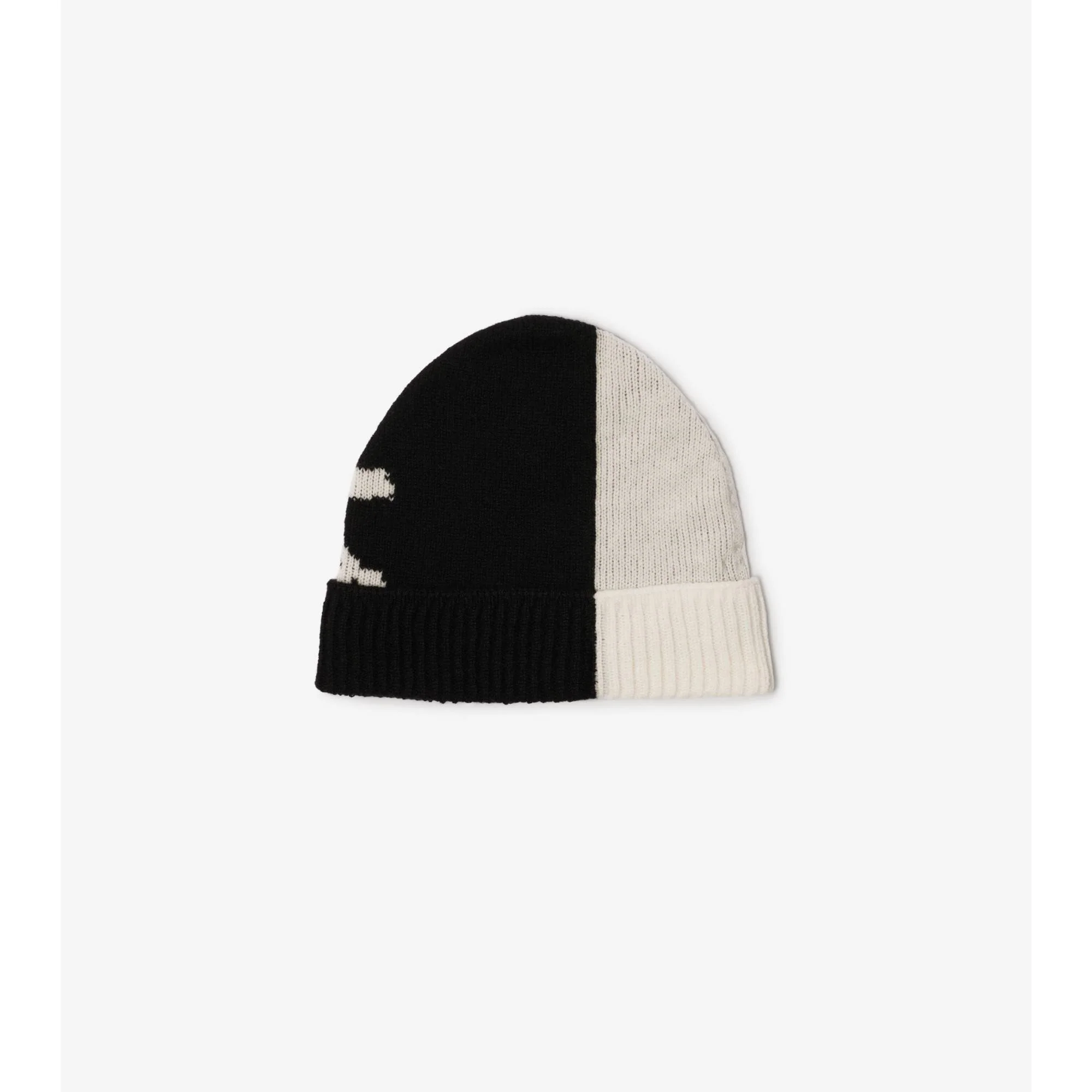 EKD Cashmere Blend Beanie - Black/Chalk - Image 6