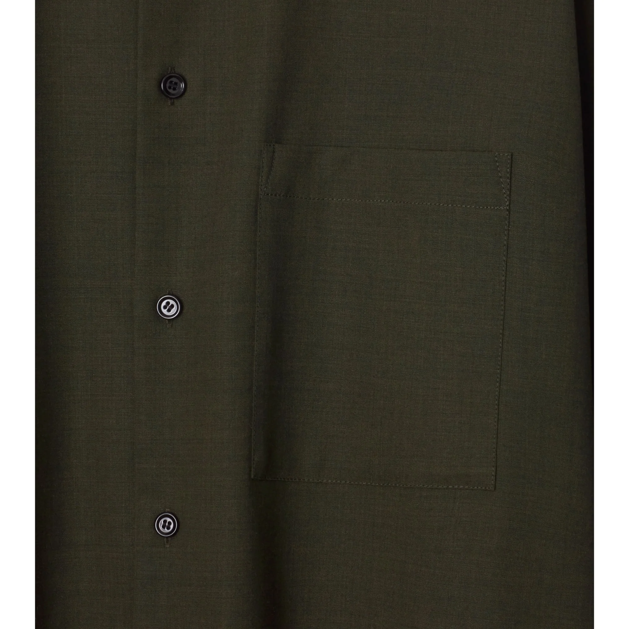 Stretch Wool Shirt - Snug Melange - Image 5