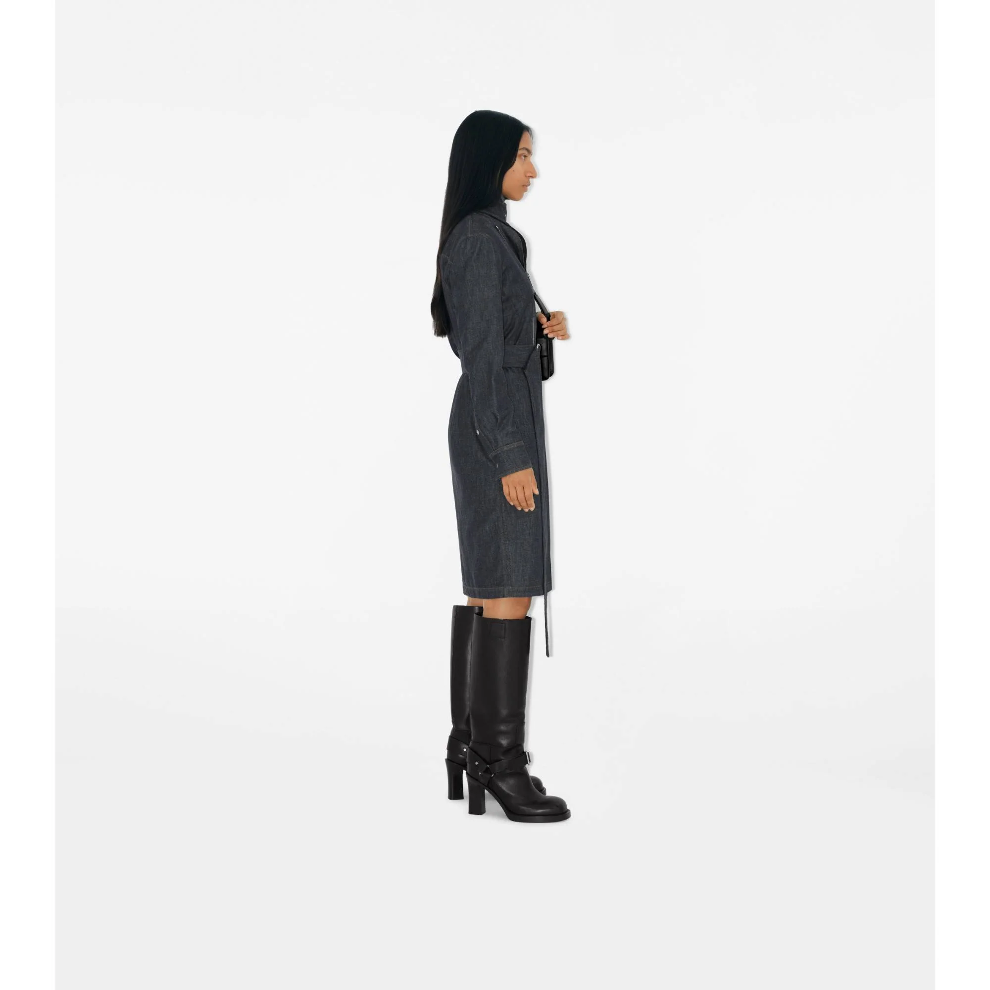 Denim Dress - Denim Blue - Image 3