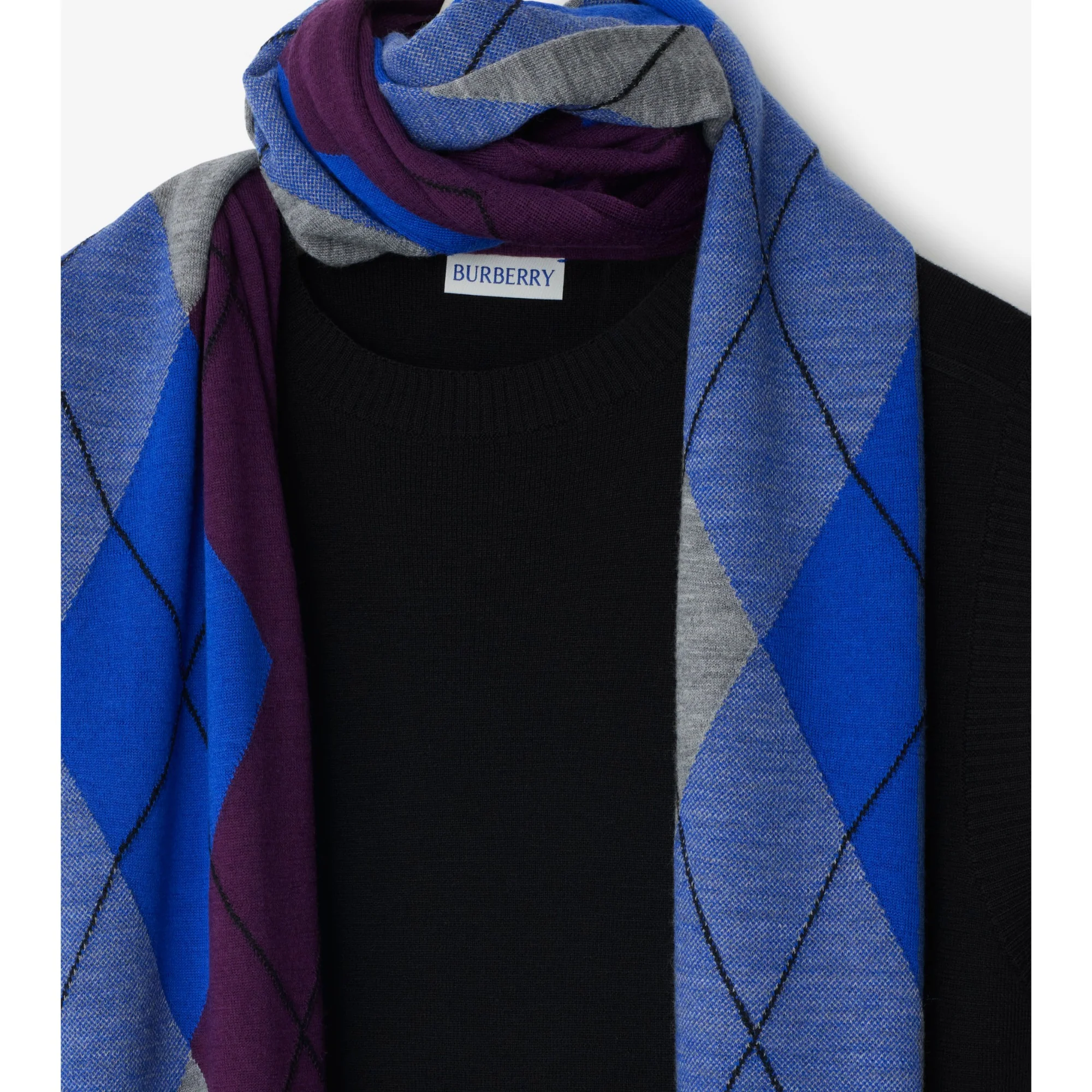 Sleeveless Wool Sweater - Black - Image 5