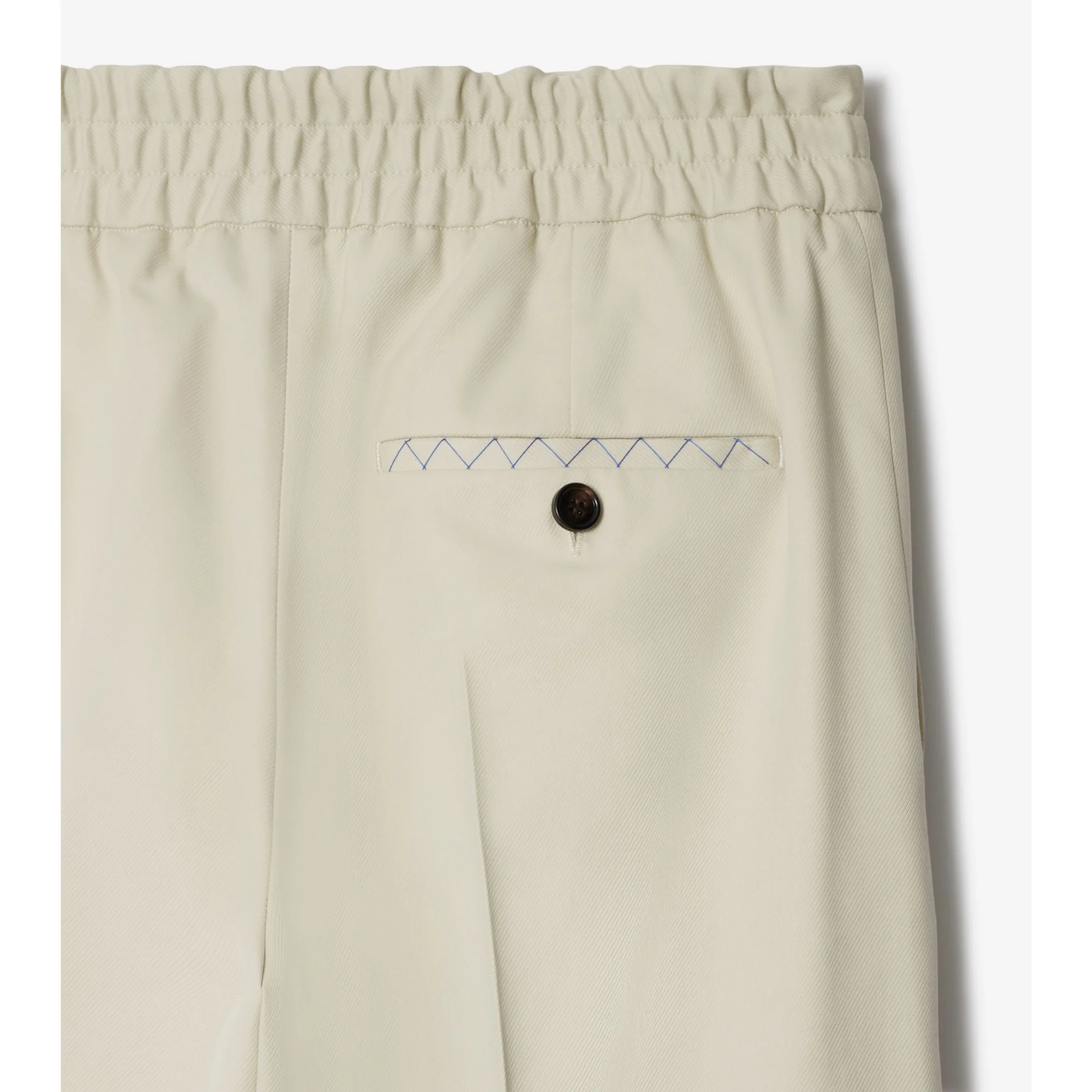 Cotton Blend Trousers - Plaster - Image 6