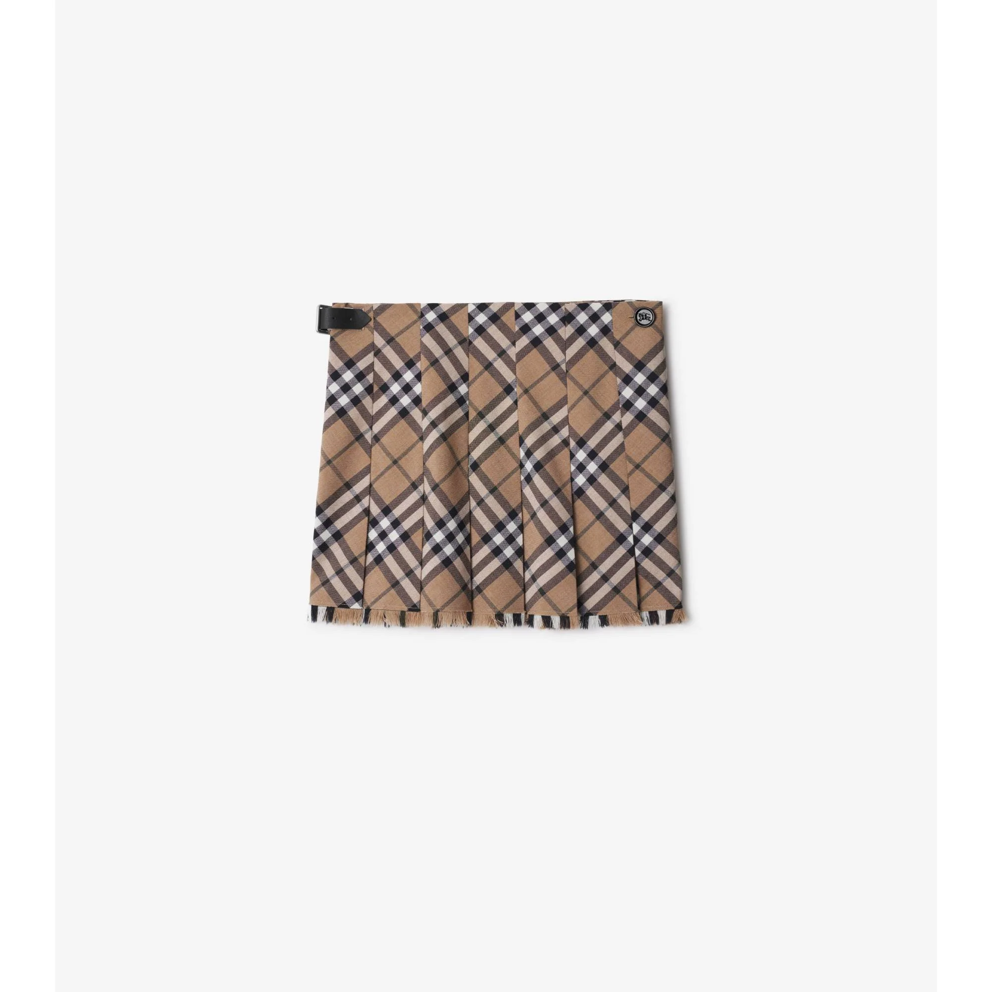 Check Wool Blend Mini Kilt - Linden IP Check - Image 5