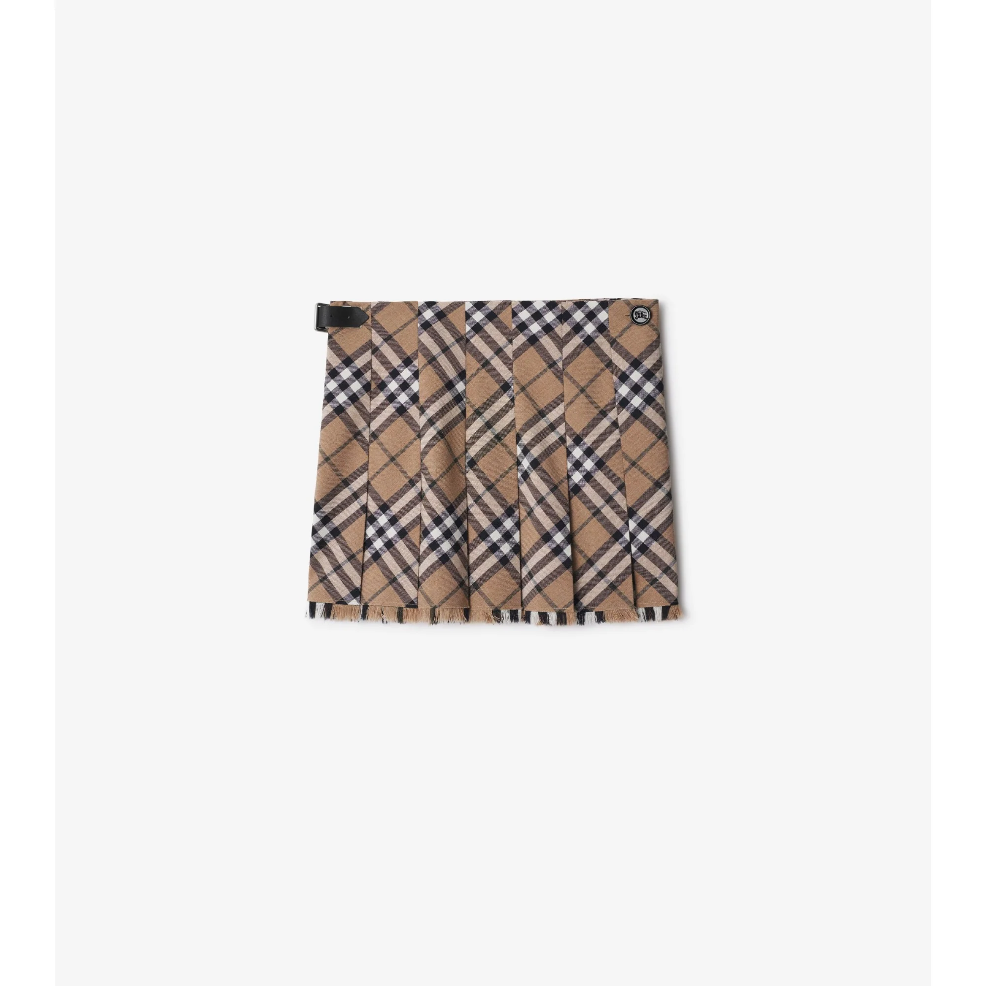 Check Wool Blend Mini Kilt - Linden IP Check - Image 5