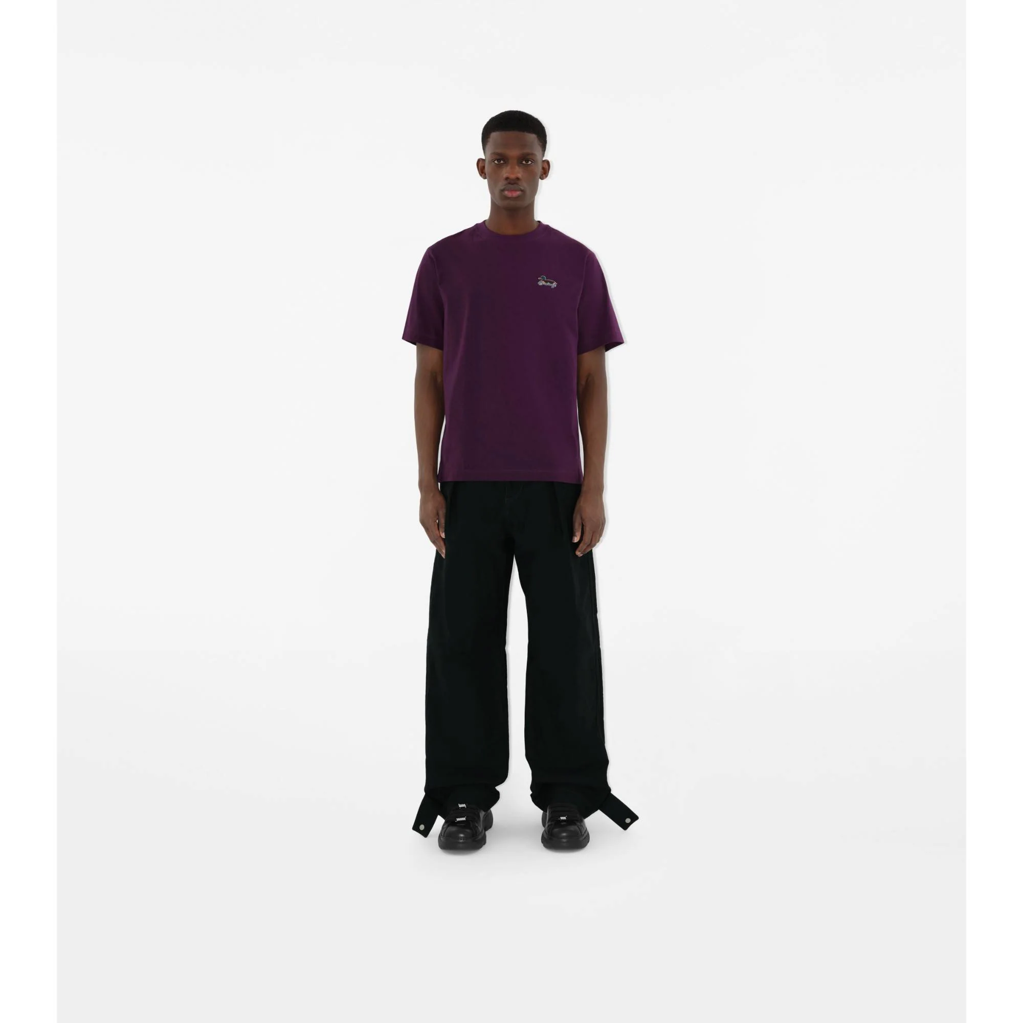 Cotton T-shirt - Pansy - Image 2