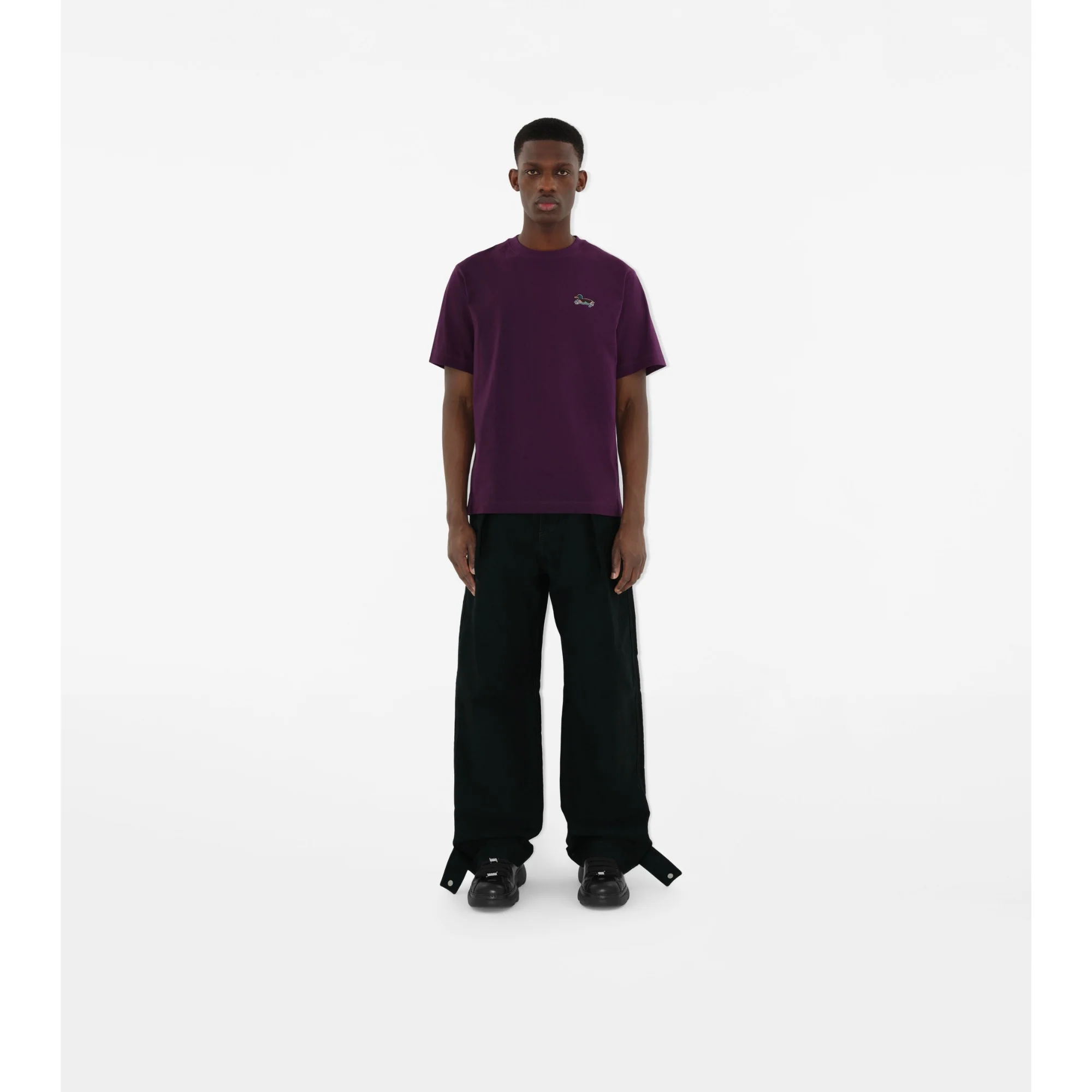 Cotton T-shirt - Pansy - Image 2