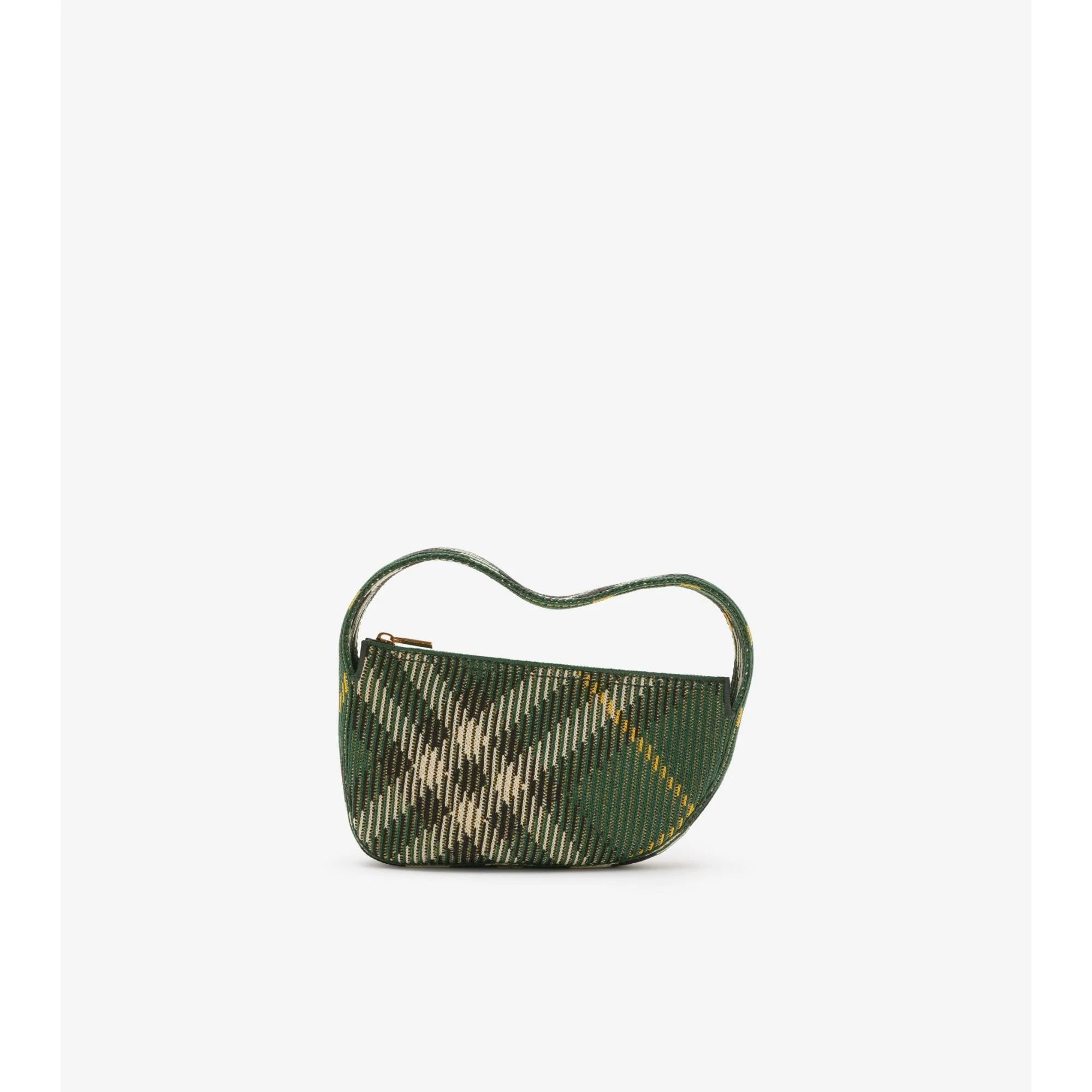 Mini Check Knitted Bag - Ivy