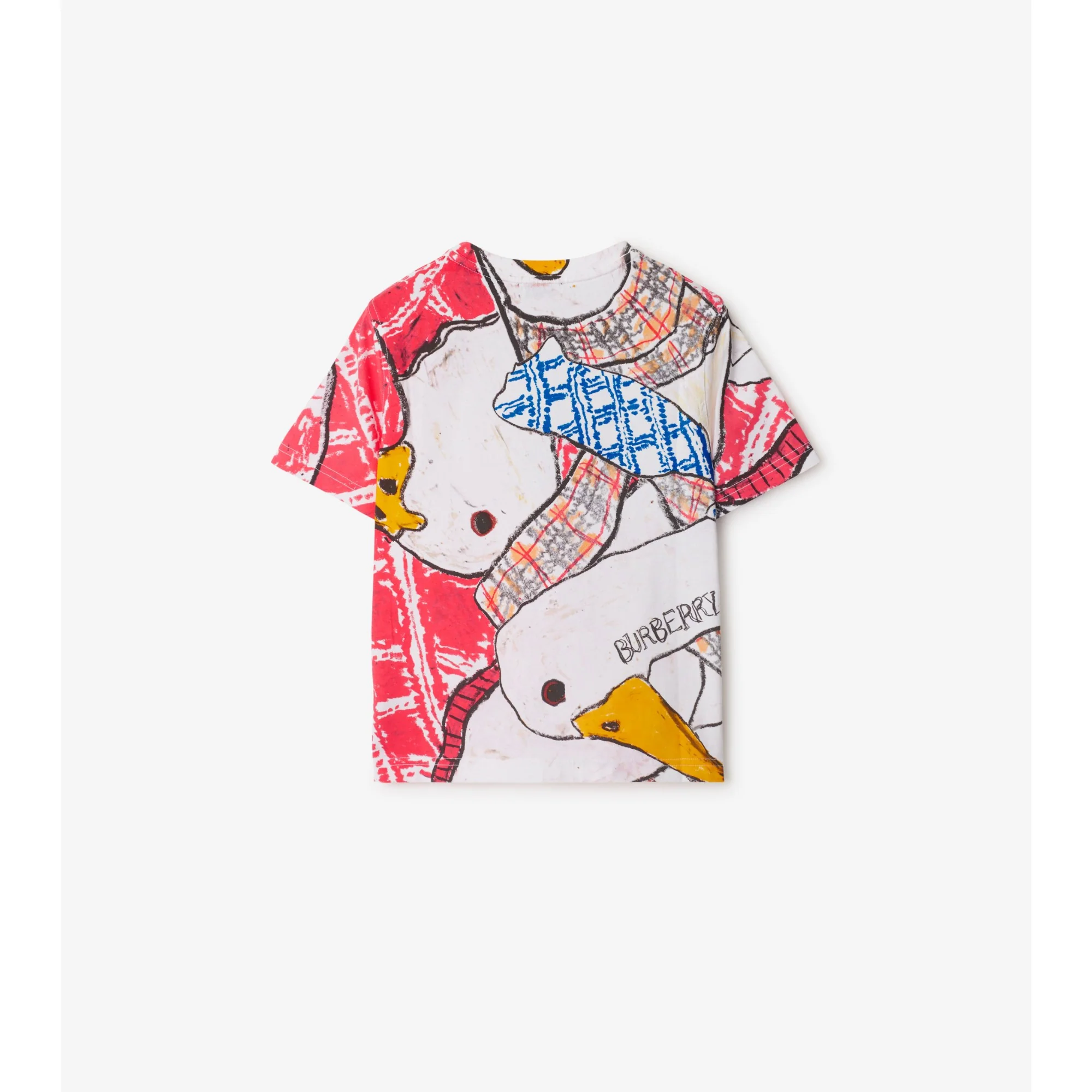 Goose Cotton T-shirt - White - Image 3