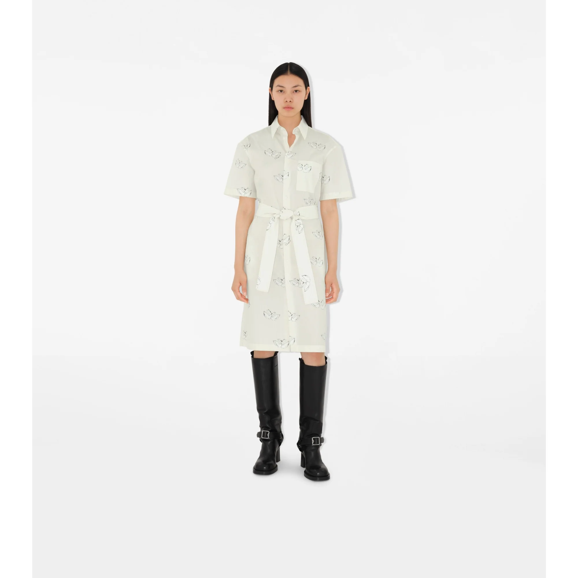 Swan Cotton Dress - Soap IP Pattern - Image 2