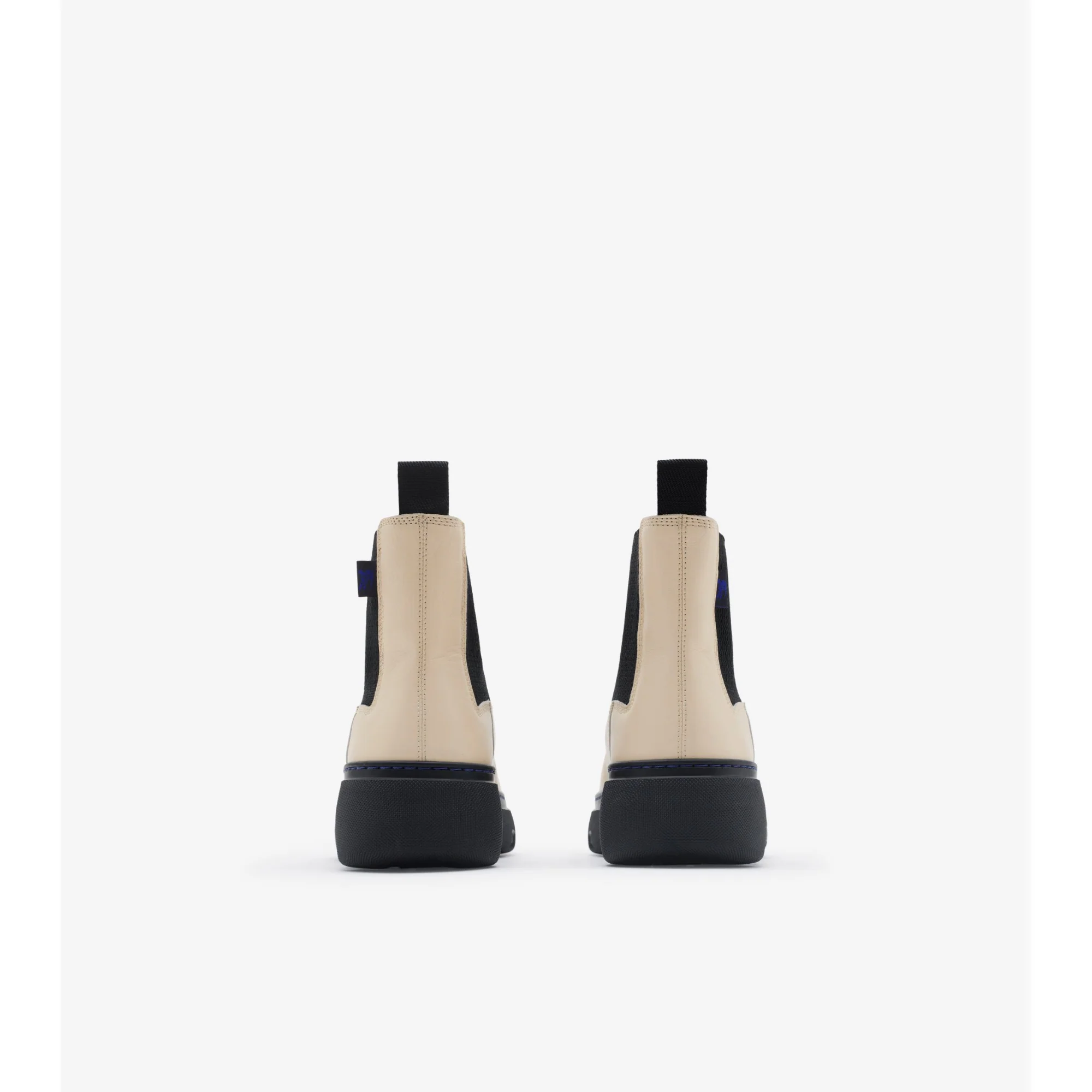 Leather Creeper Low Chelsea Boots - Plaster - Image 4