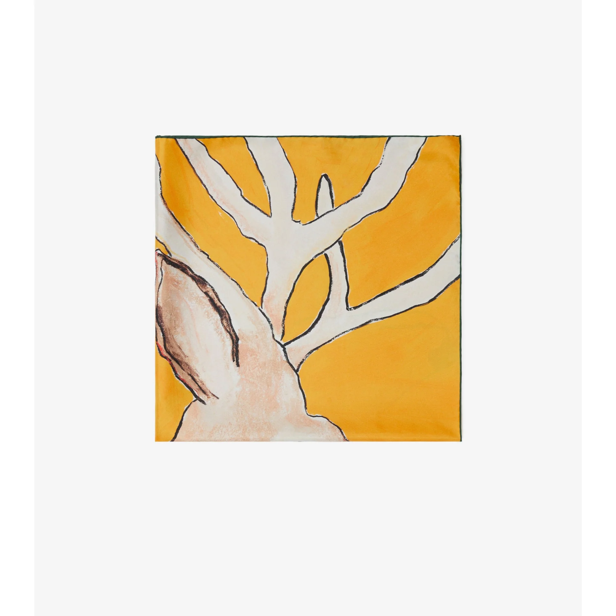 Stag Silk Scarf - Wasp - Image 3