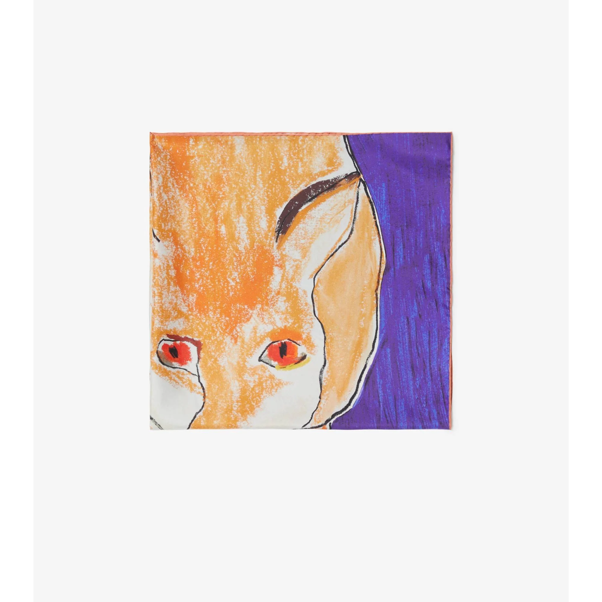 Fox Silk Scarf - Ribbon - Image 4