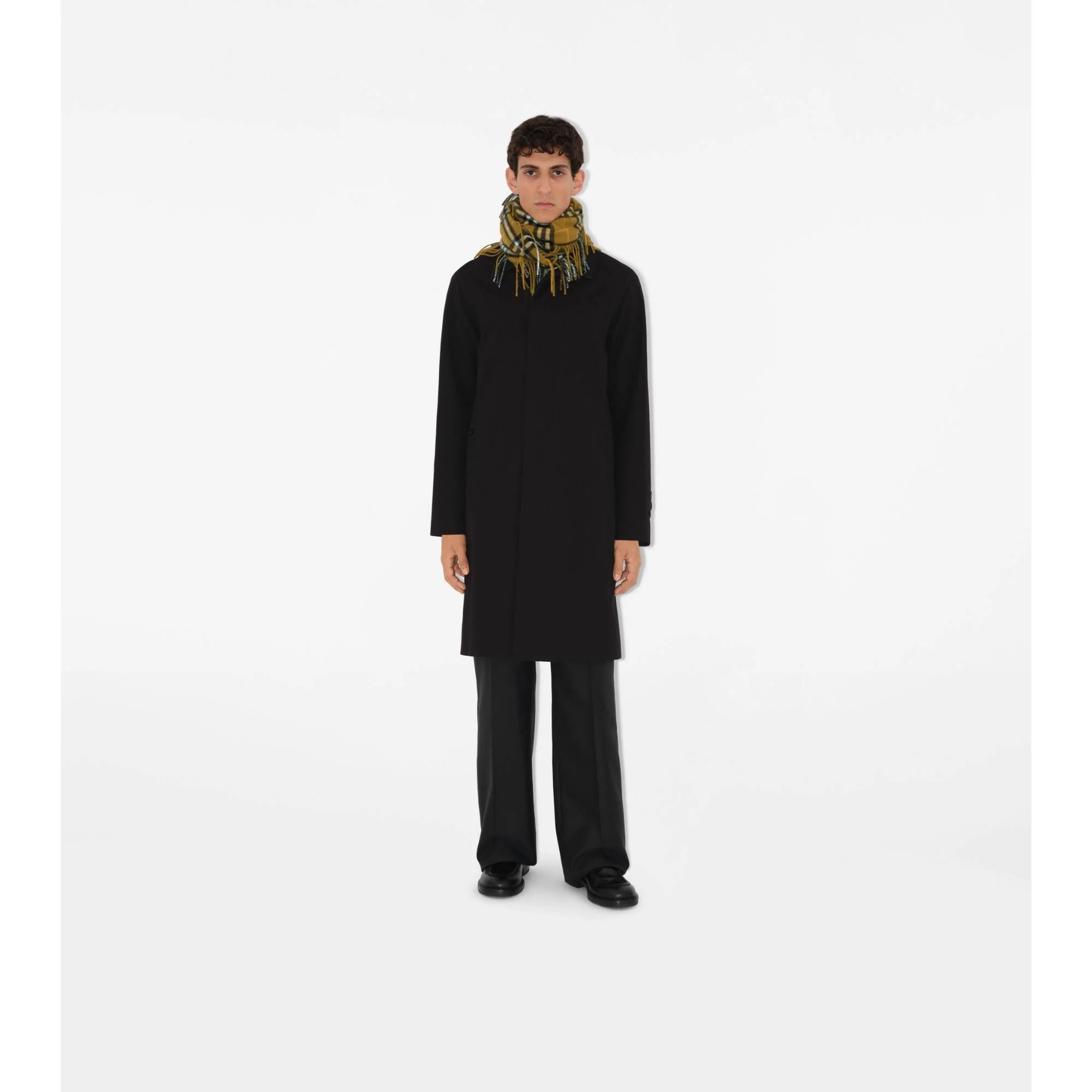 Check Cashmere Happy Scarf - Oxide - Image 4