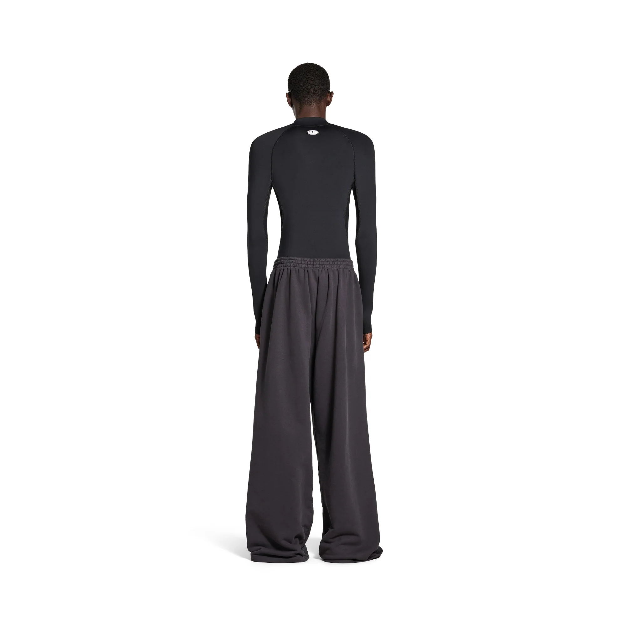 Baggy Sweatpants - Washed Black/White - Image 5