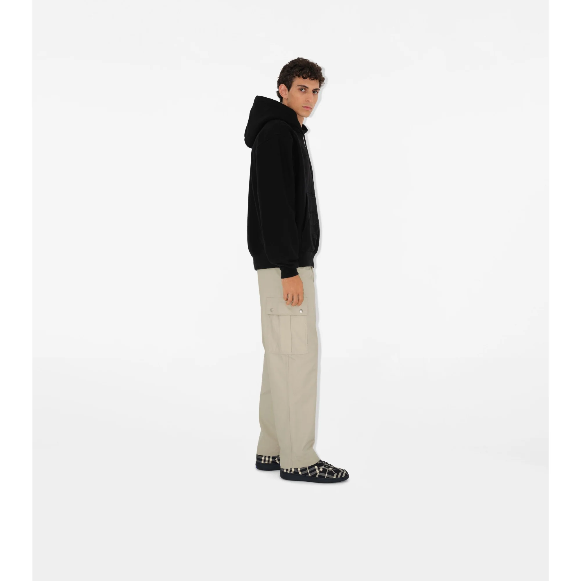 EKD Cotton Blend Hoodie - Black - Image 3