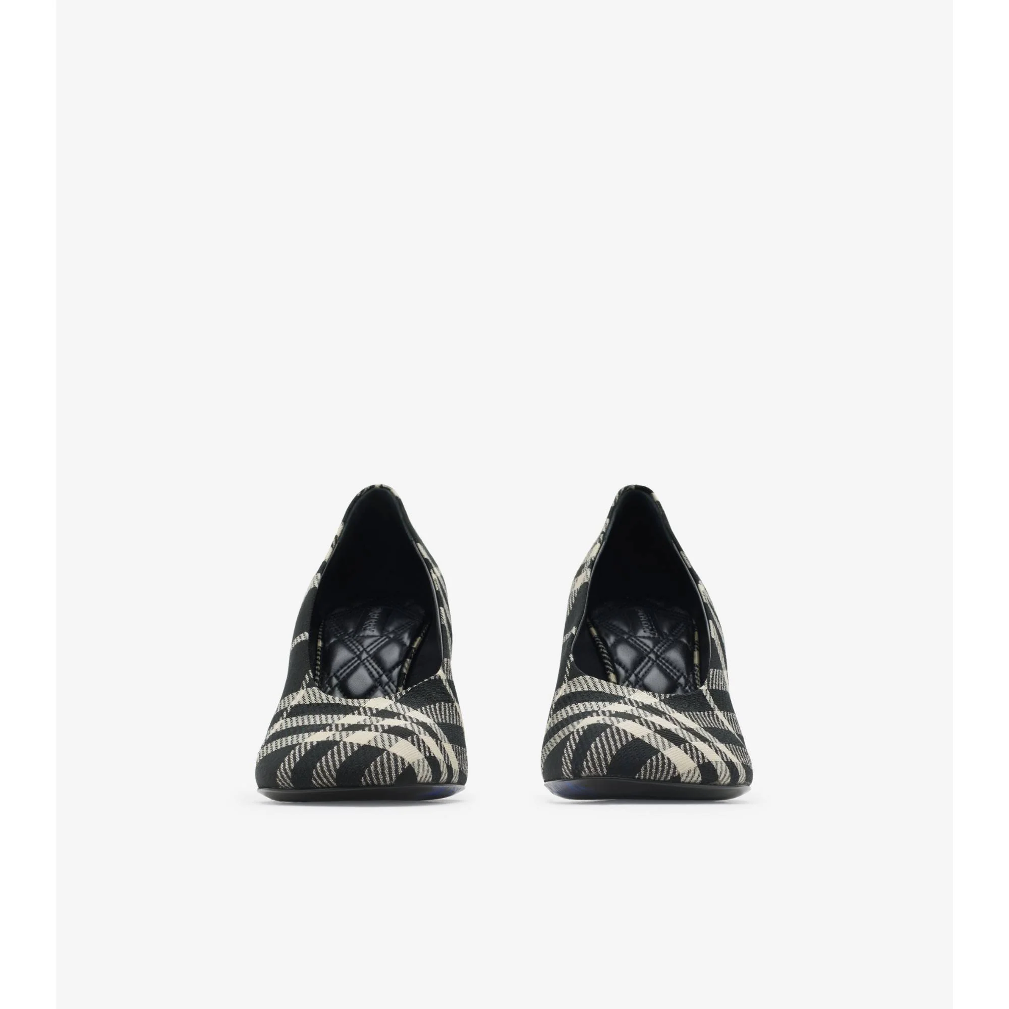 Check Baby High Pumps - Black/Calico IP Check - Image 3