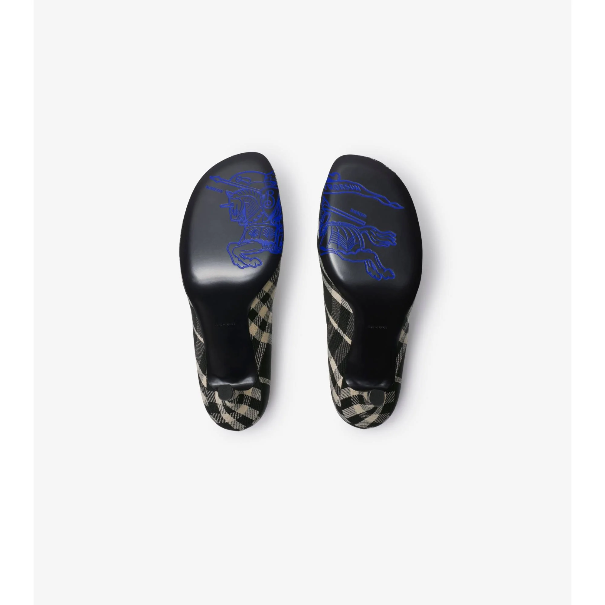 Check Baby High Pumps - Black/Calico IP Check - Image 6