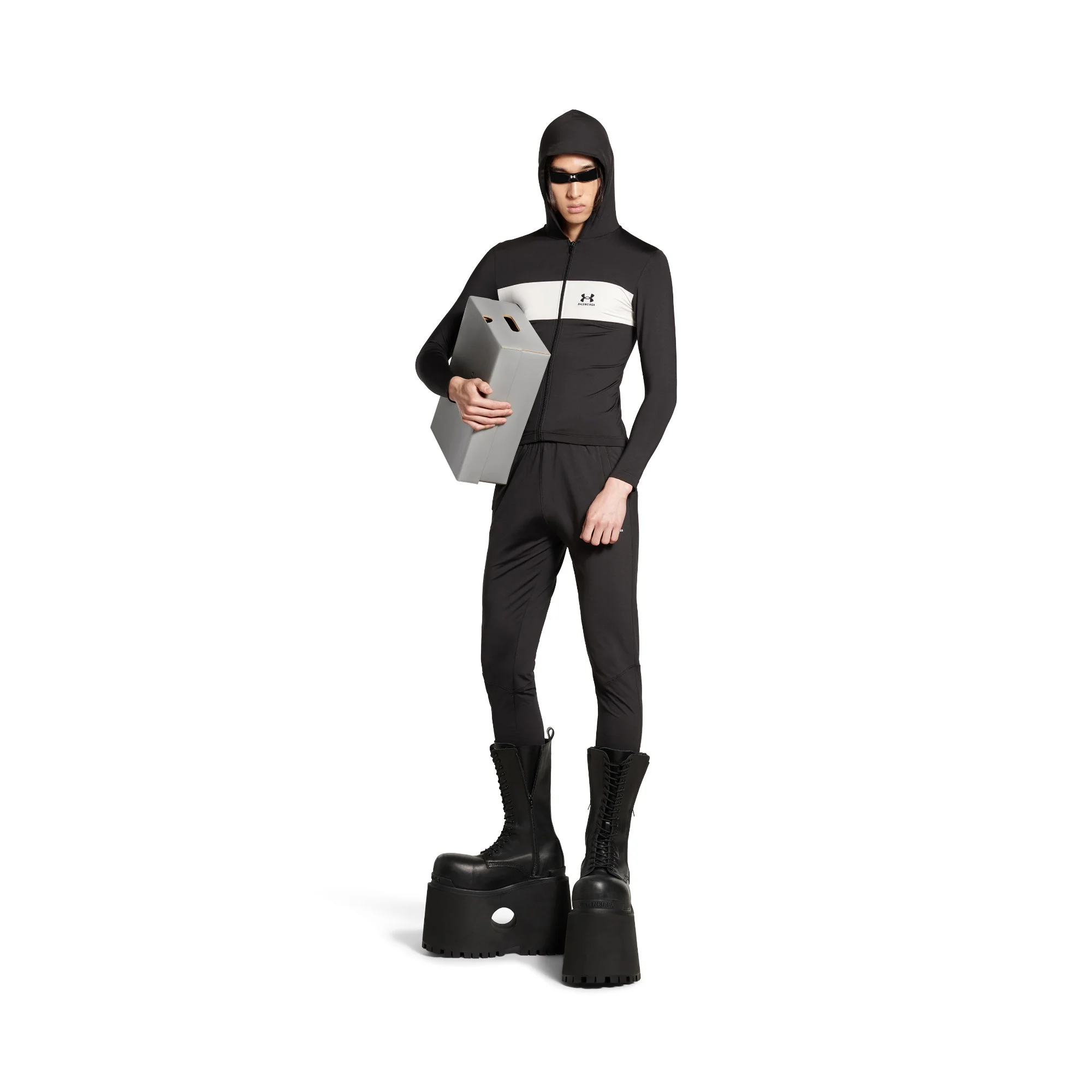 Under Armour Sweatsuit Pants - Black/White - Image 3