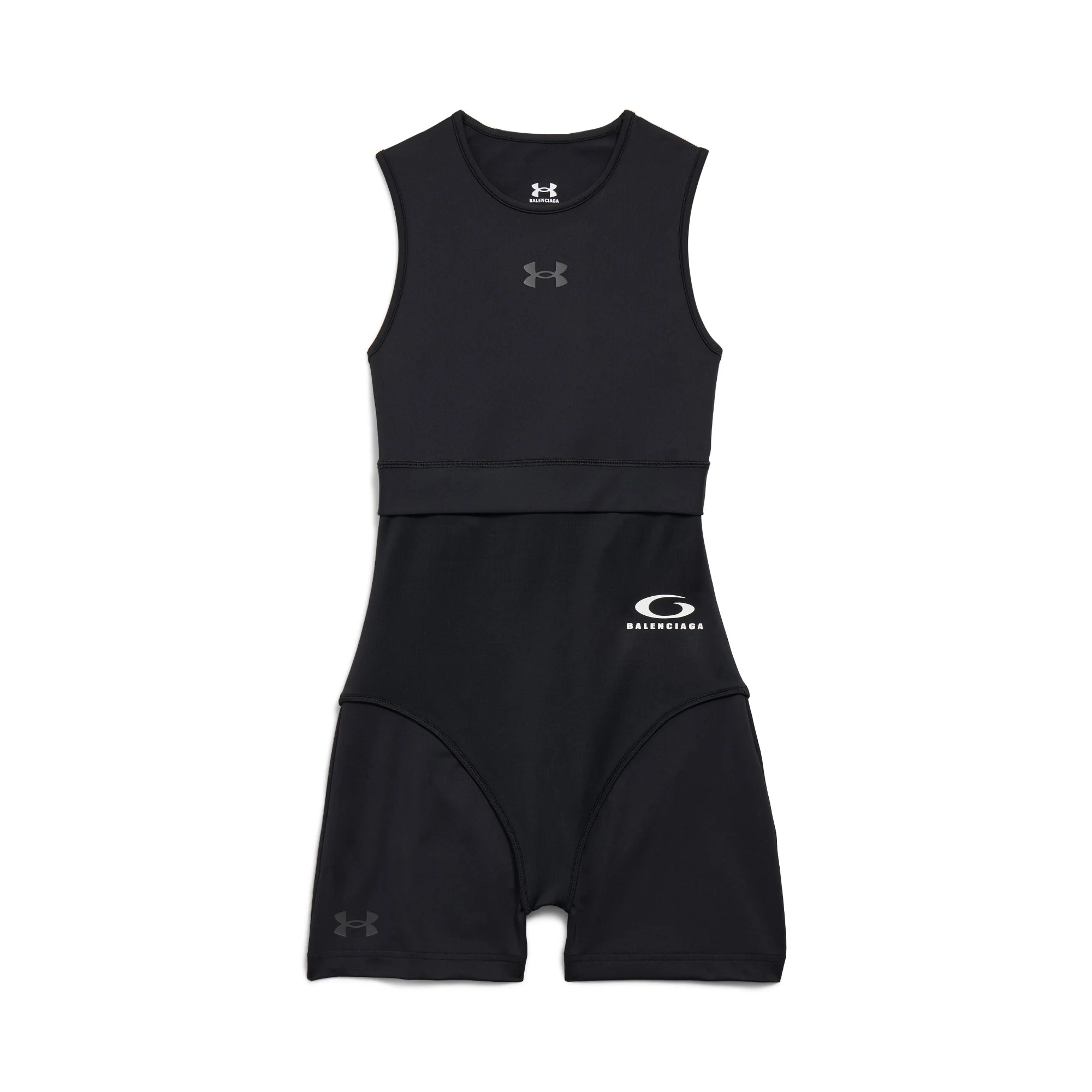 Under Armour Layered Cycling Bodysuit - Black