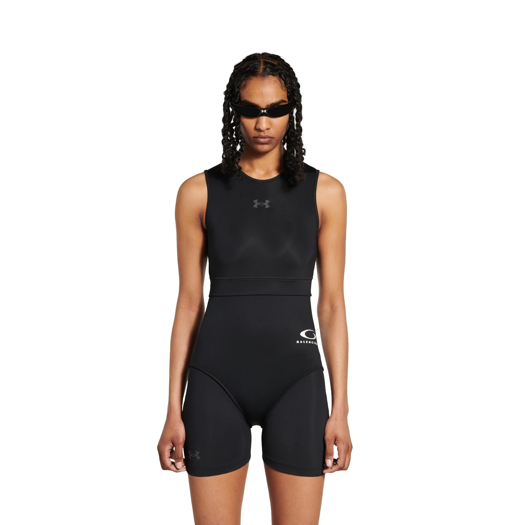 Under Armour Layered Cycling Bodysuit - Black - Image 3