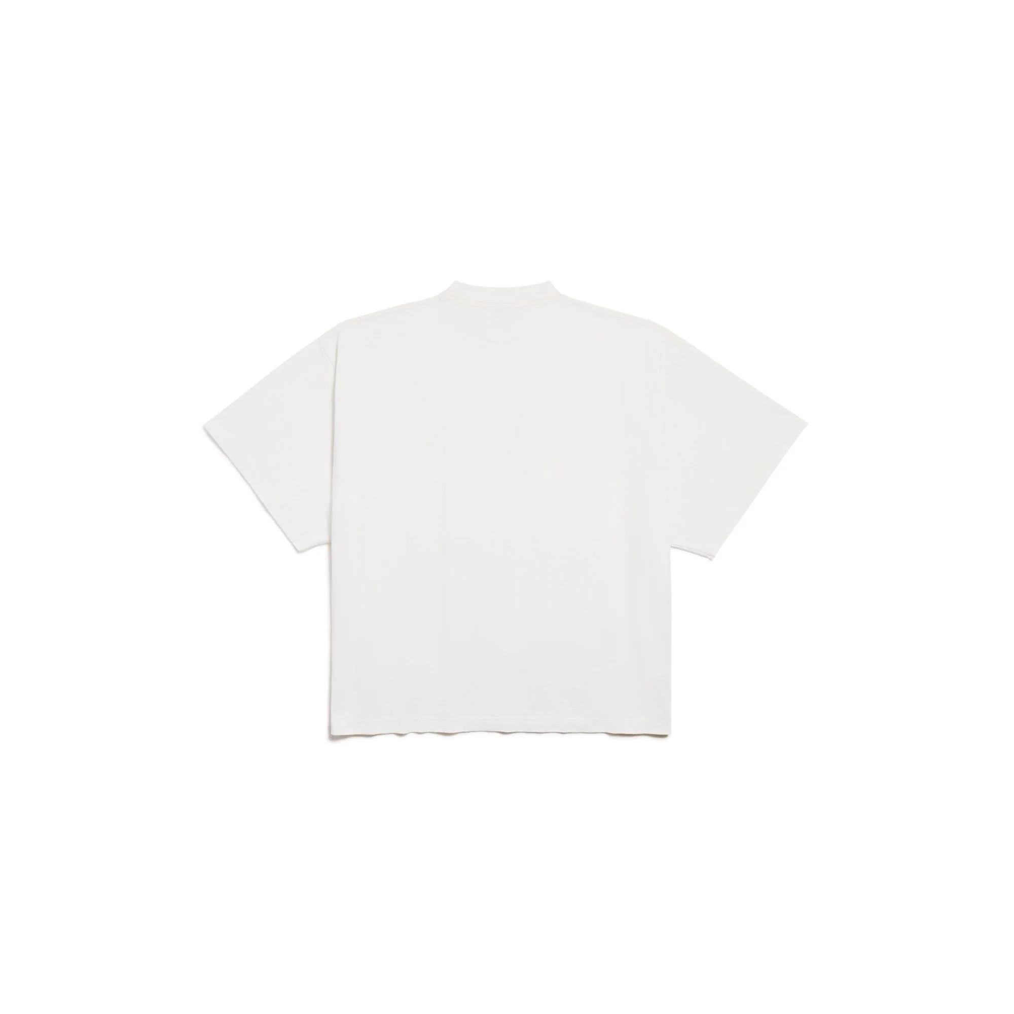 Short Sleevecropped T-Shirt - Off White - Image 2