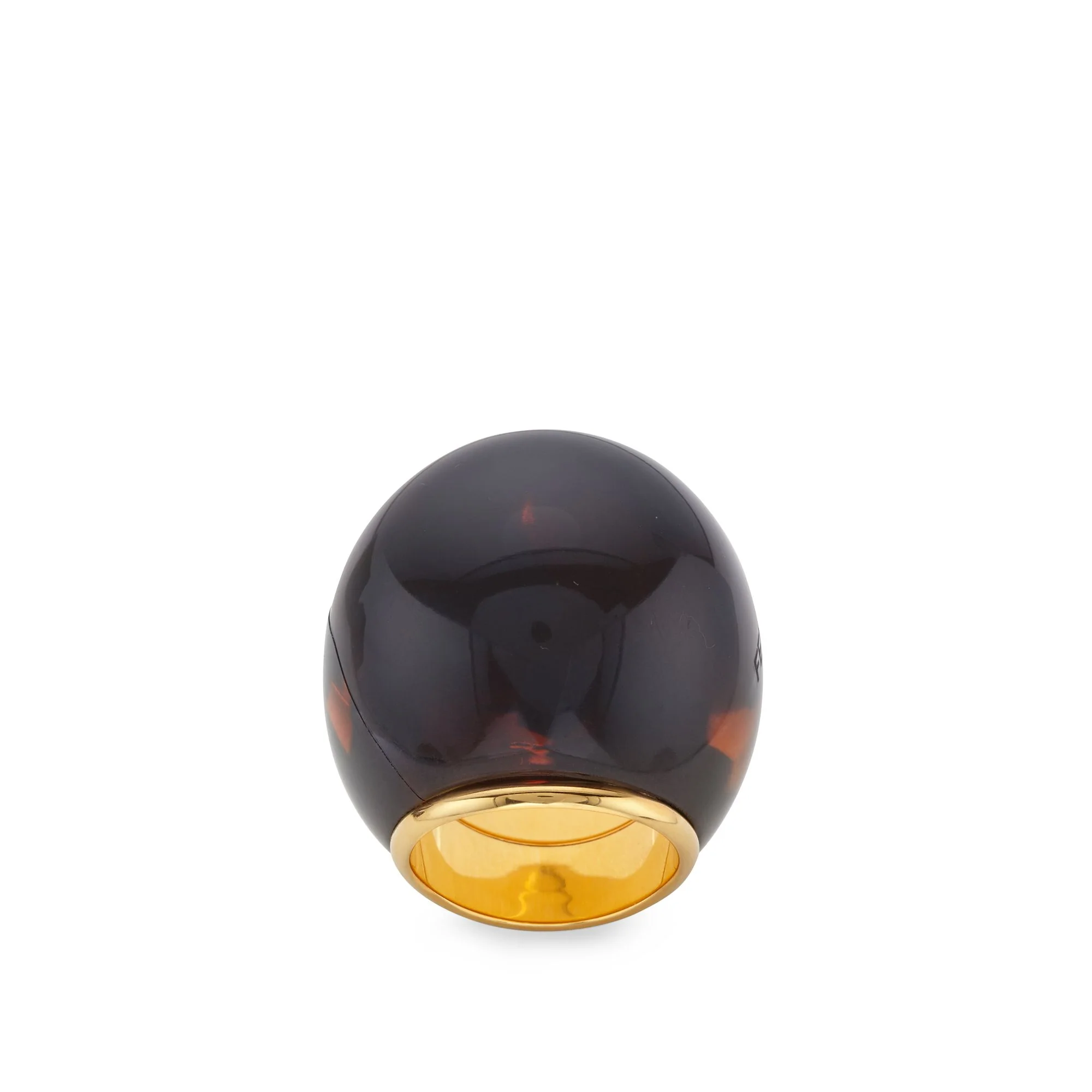 Women's Show Sphere Ring - Tortoise + Soft Gold
