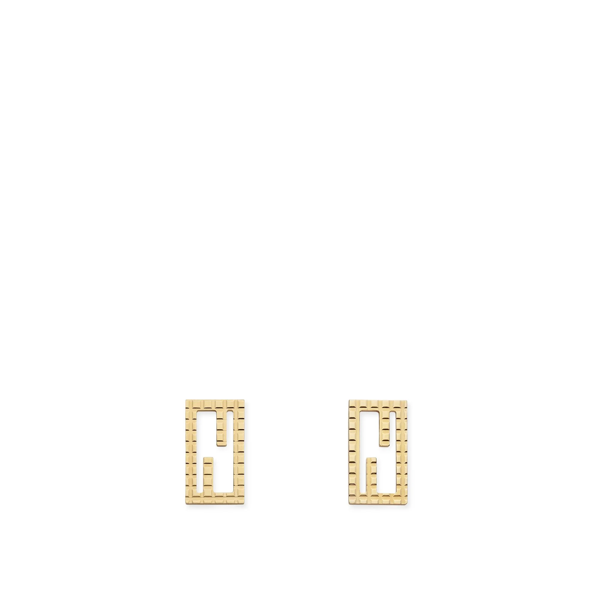 Women's Baguette Earrings - Soft Gold