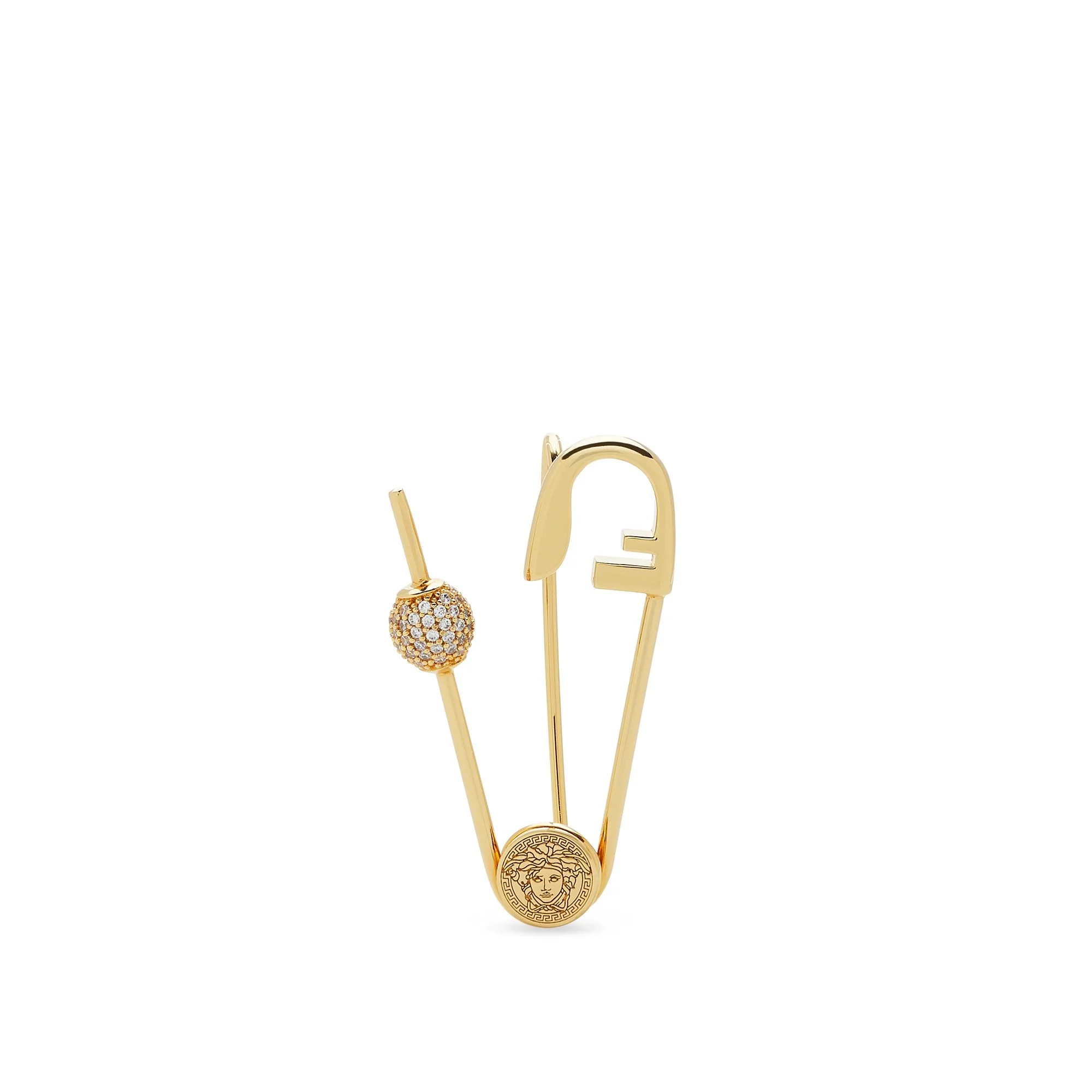 Women's Seasonal Capsule Pin Earcuff - Soft Gold + Crystal
