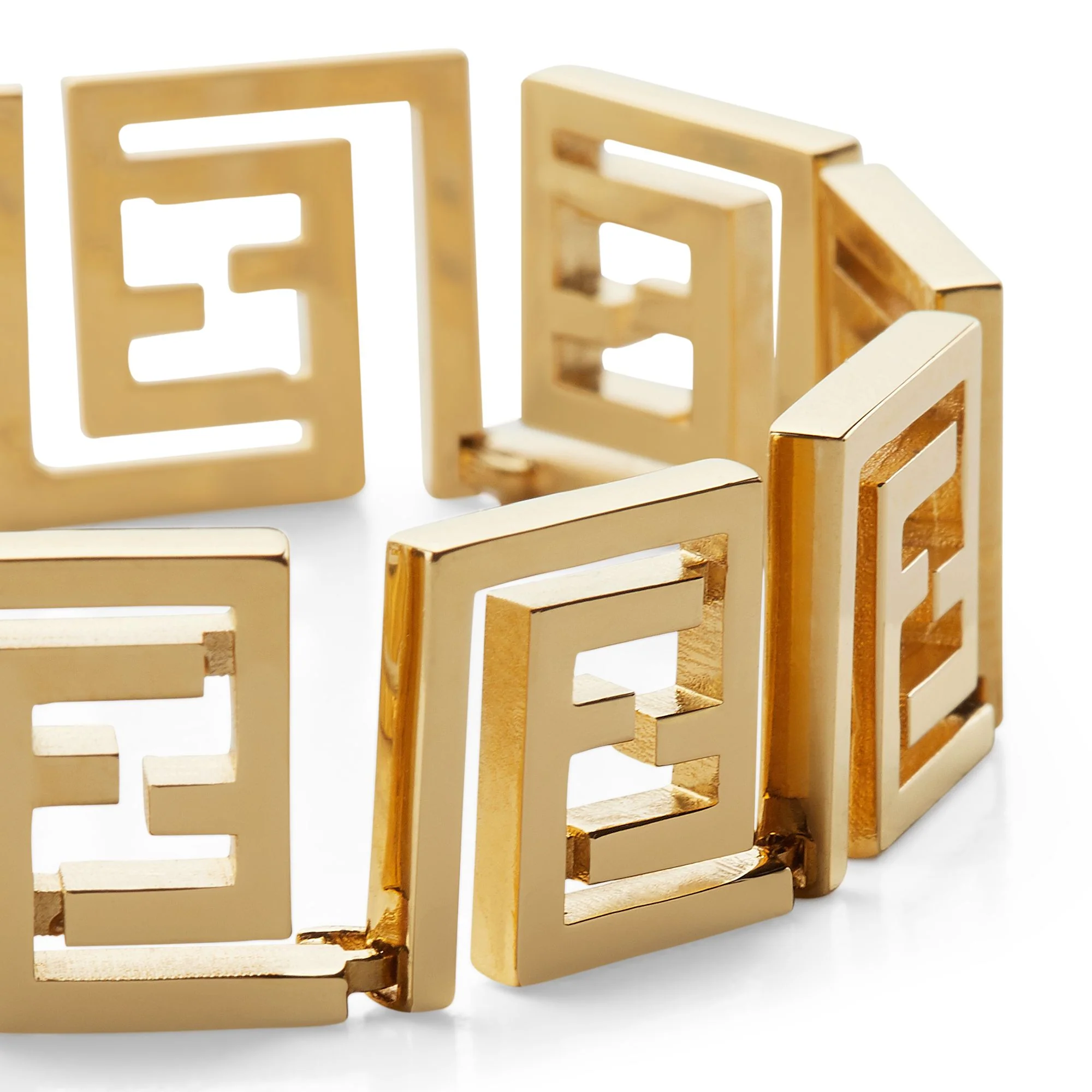 Women's Seasonal Capsule Small FF Greek Bracelet - Soft Gold - Image 2
