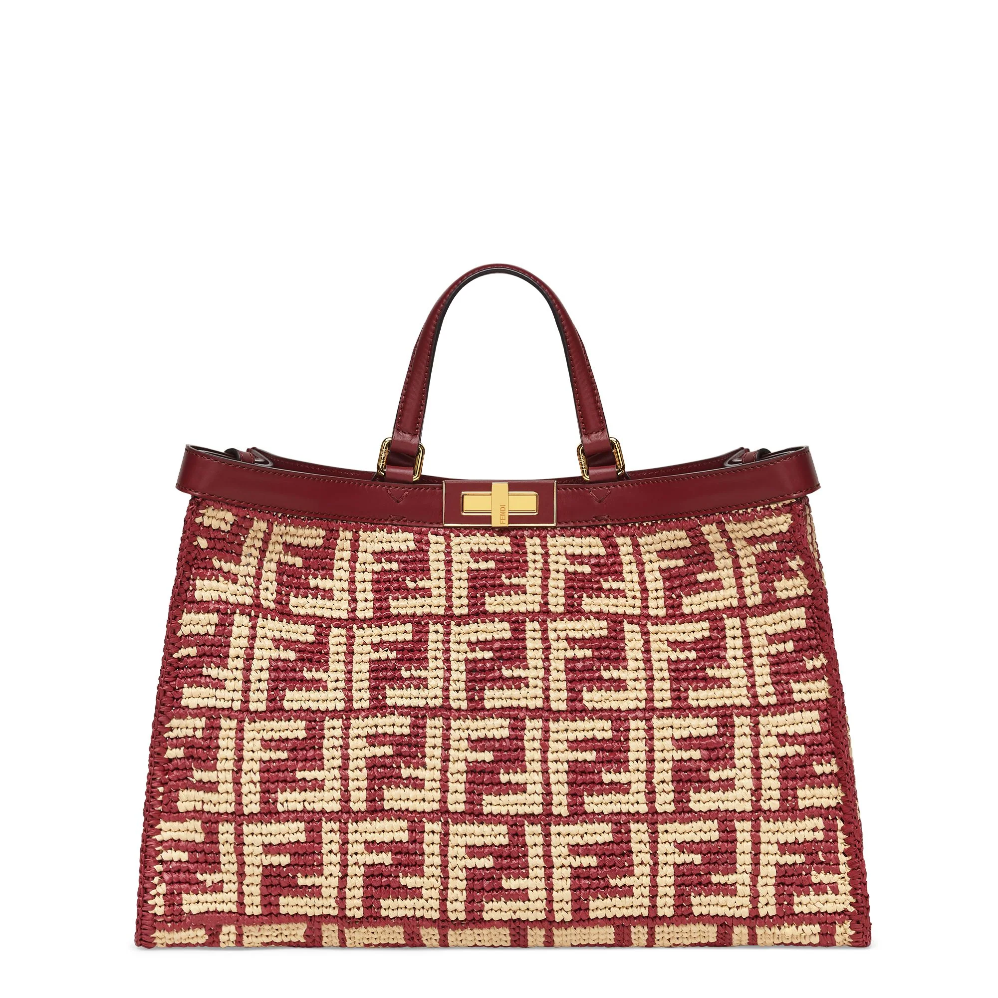 Women's Shopper X-Tote Medium - Barolo + Natural + Soft Gold