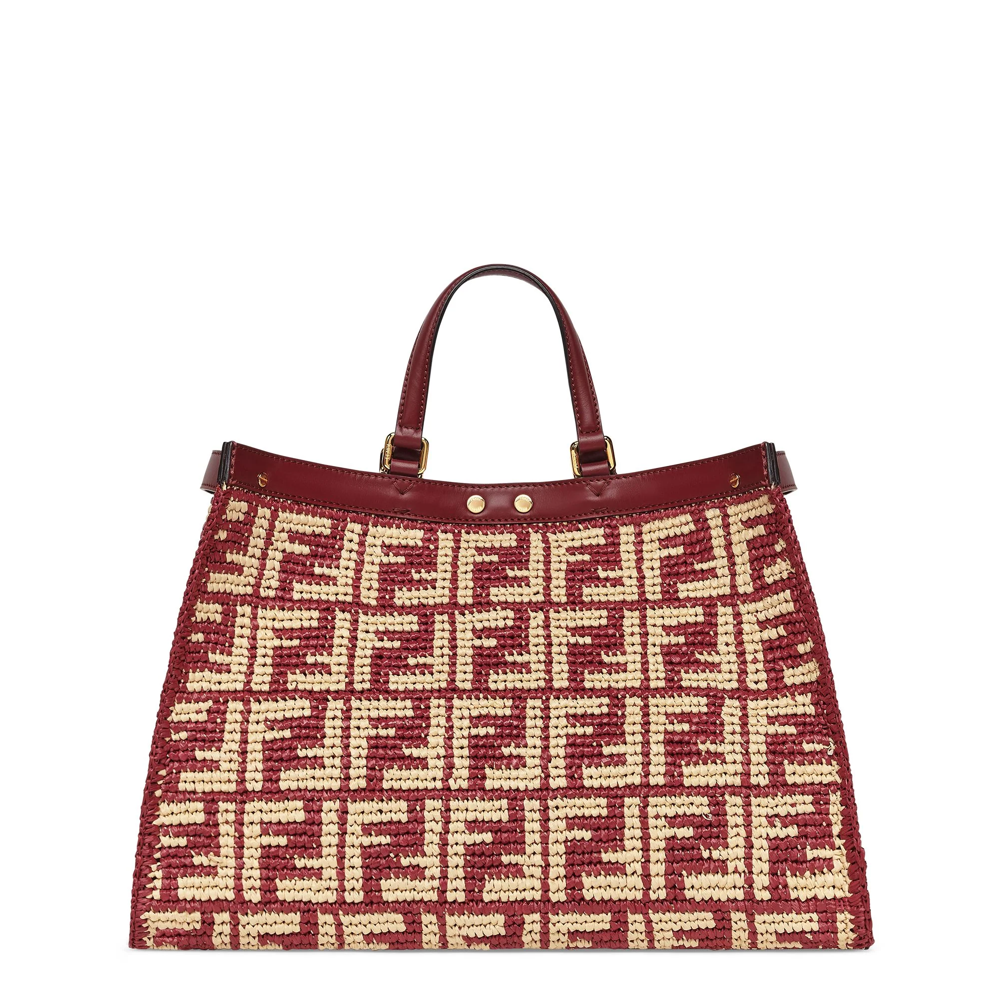 Women's Shopper X-Tote Medium - Barolo + Natural + Soft Gold - Image 3