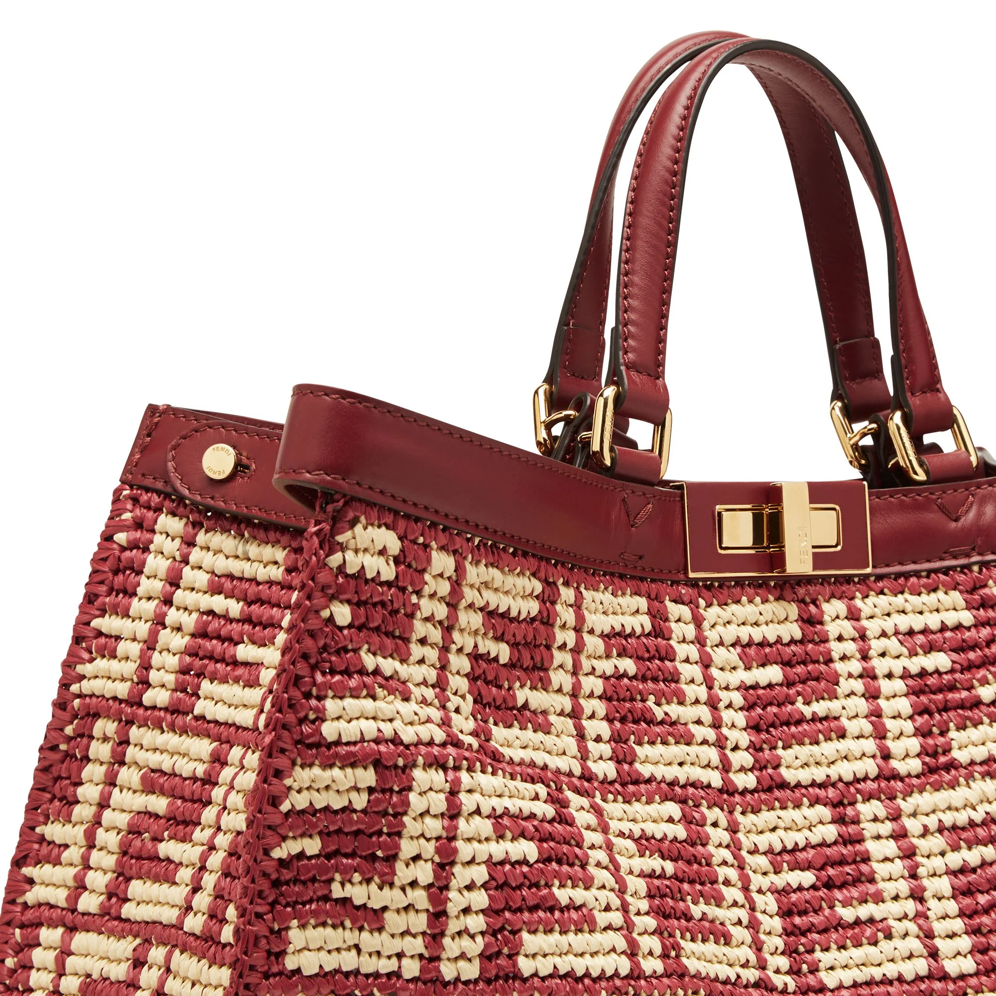 Women's Shopper X-Tote Medium - Barolo + Natural + Soft Gold - Image 5