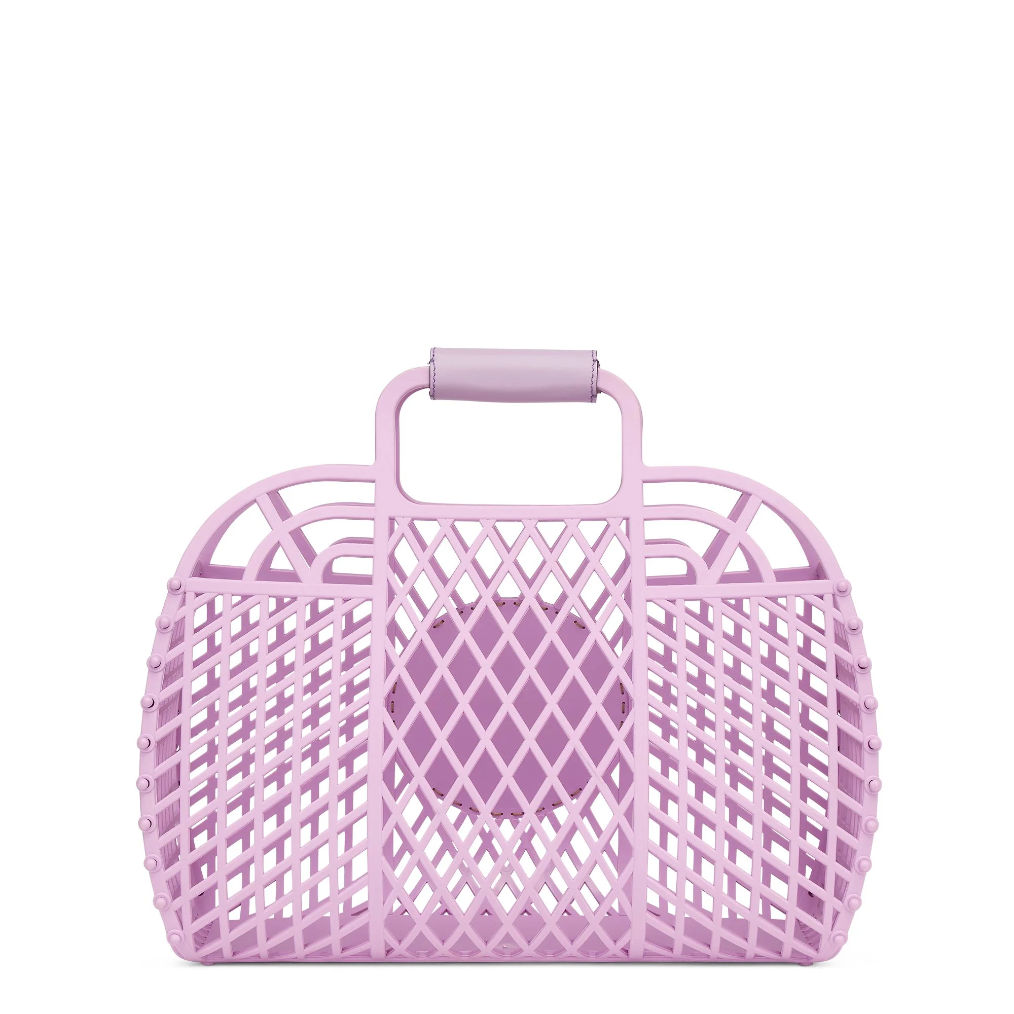 Women's Fendi Basket Medium - Light Purple - Image 3