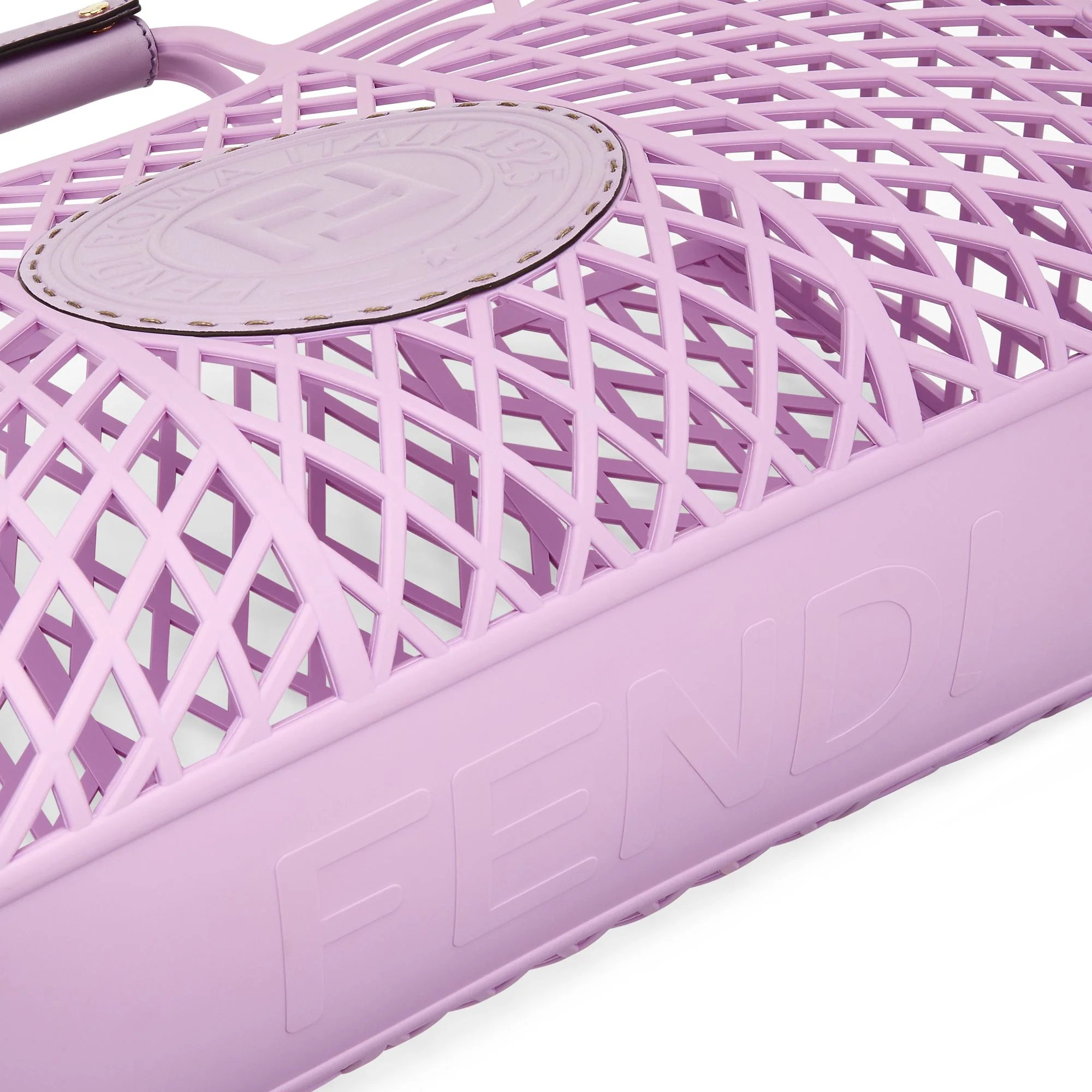 Women's Fendi Basket Medium - Light Purple - Image 5