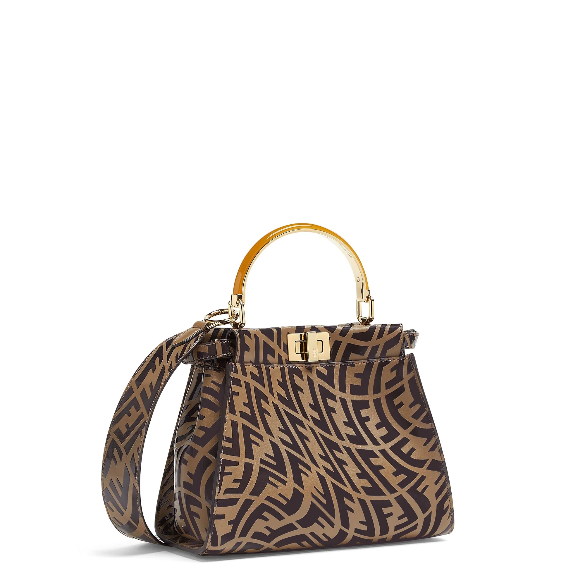 Women's Peekaboo Mini - Mud + Ebony + Soft Gold - Image 2